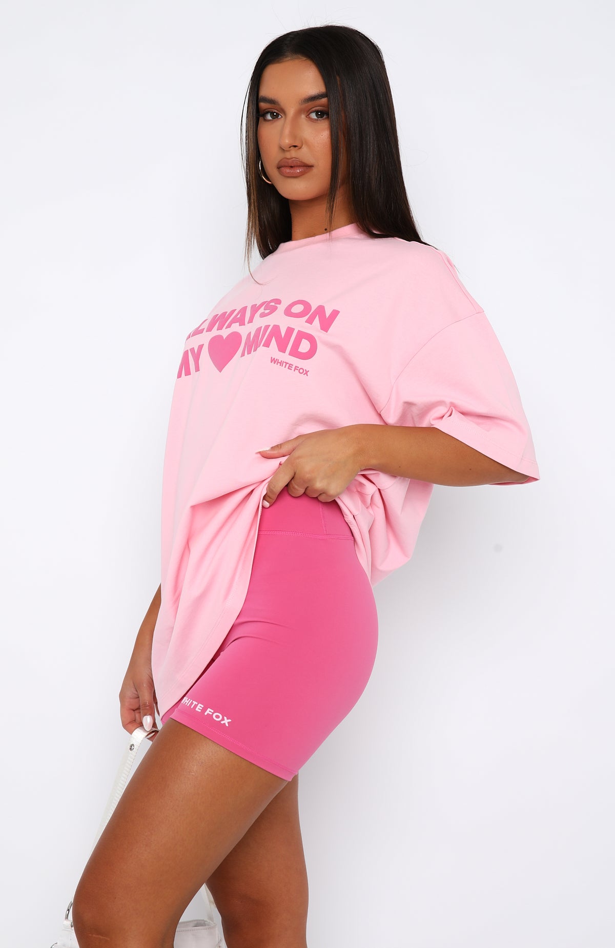 Ultimate Comfort Pink Bike Shorts - High Waisted & Supportive