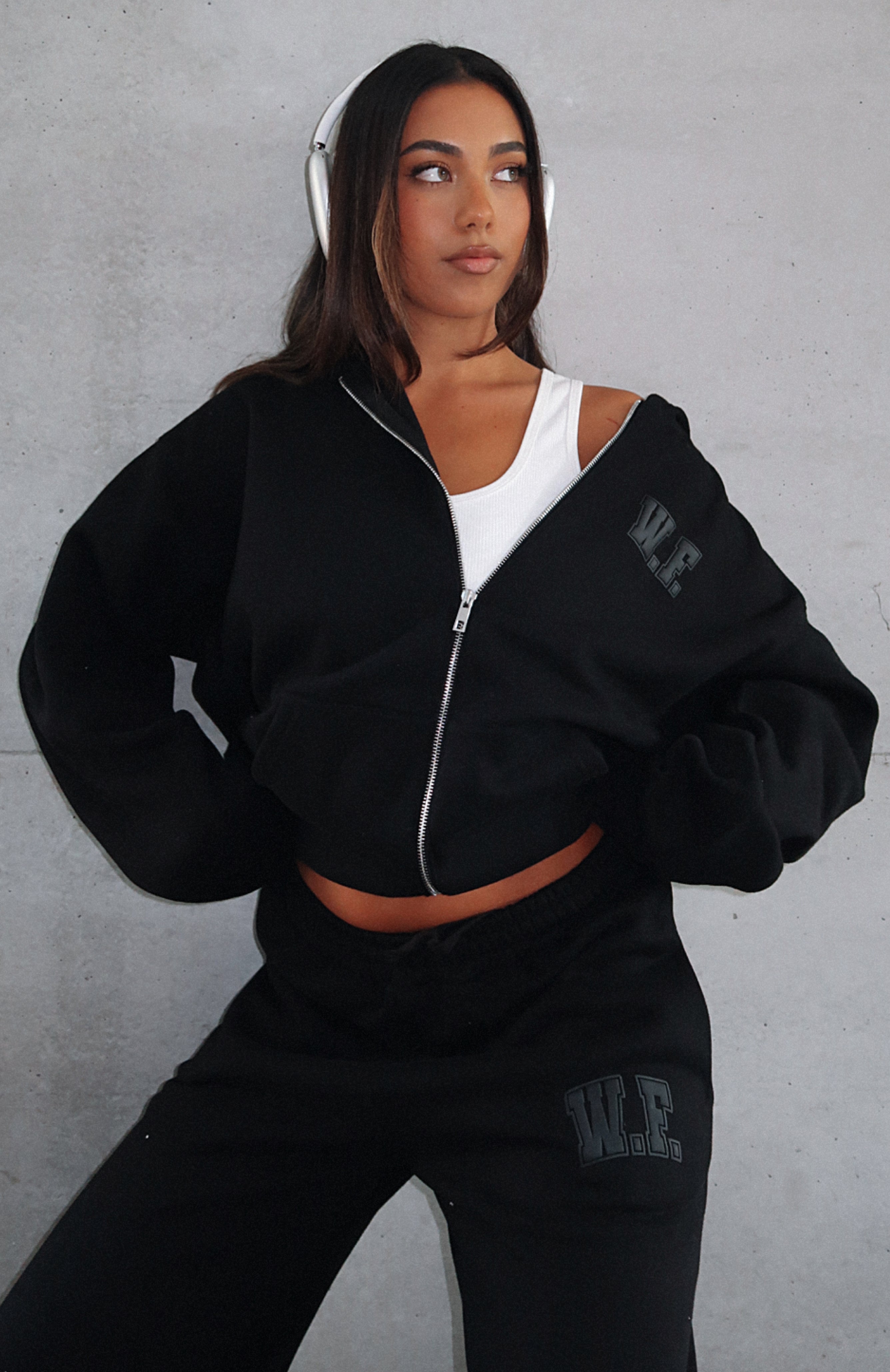 Ultimate Decade Classics Varsity Zip Hoodie - Black