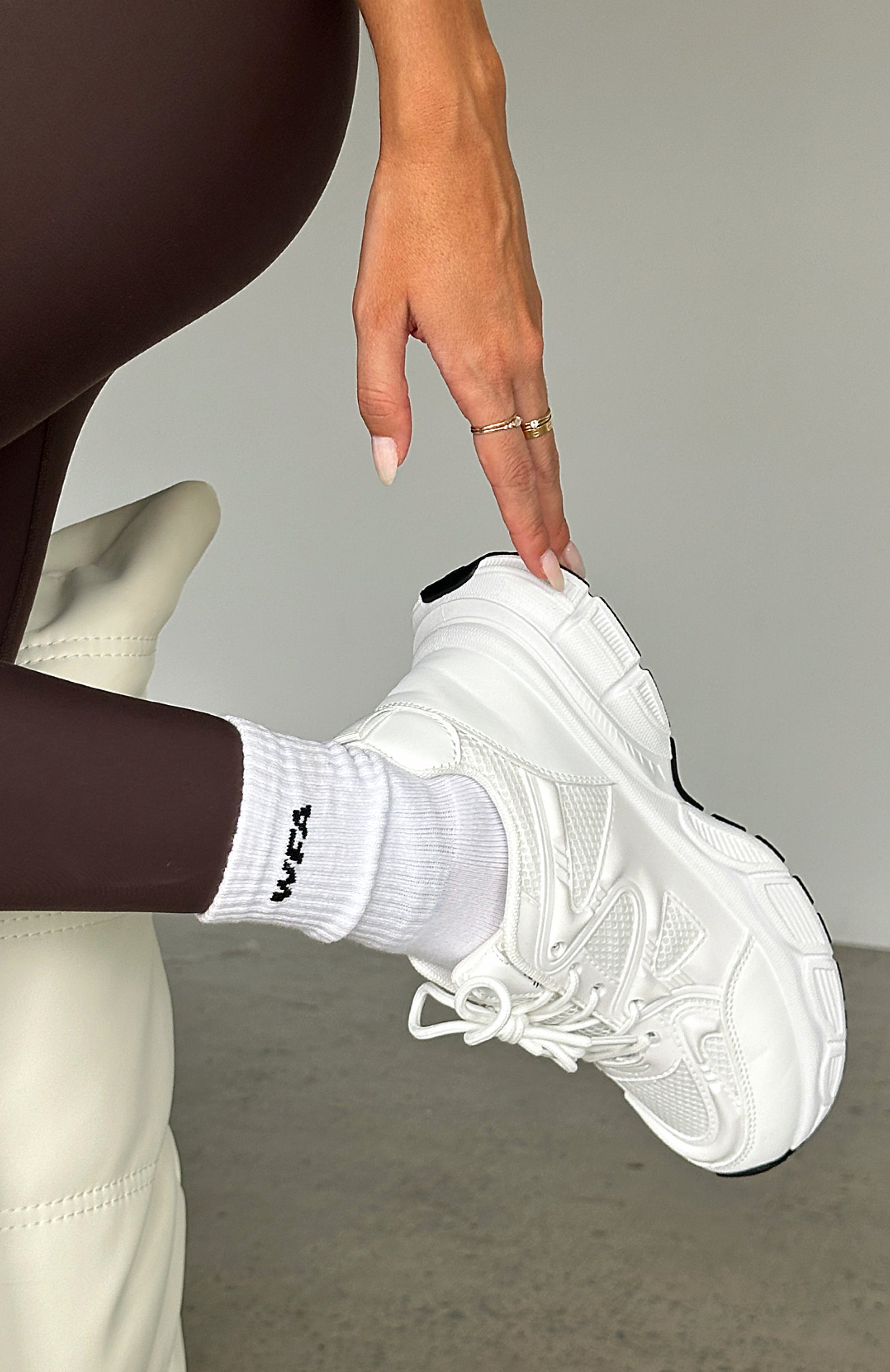 Premium WFA Performance Socks - White/Black