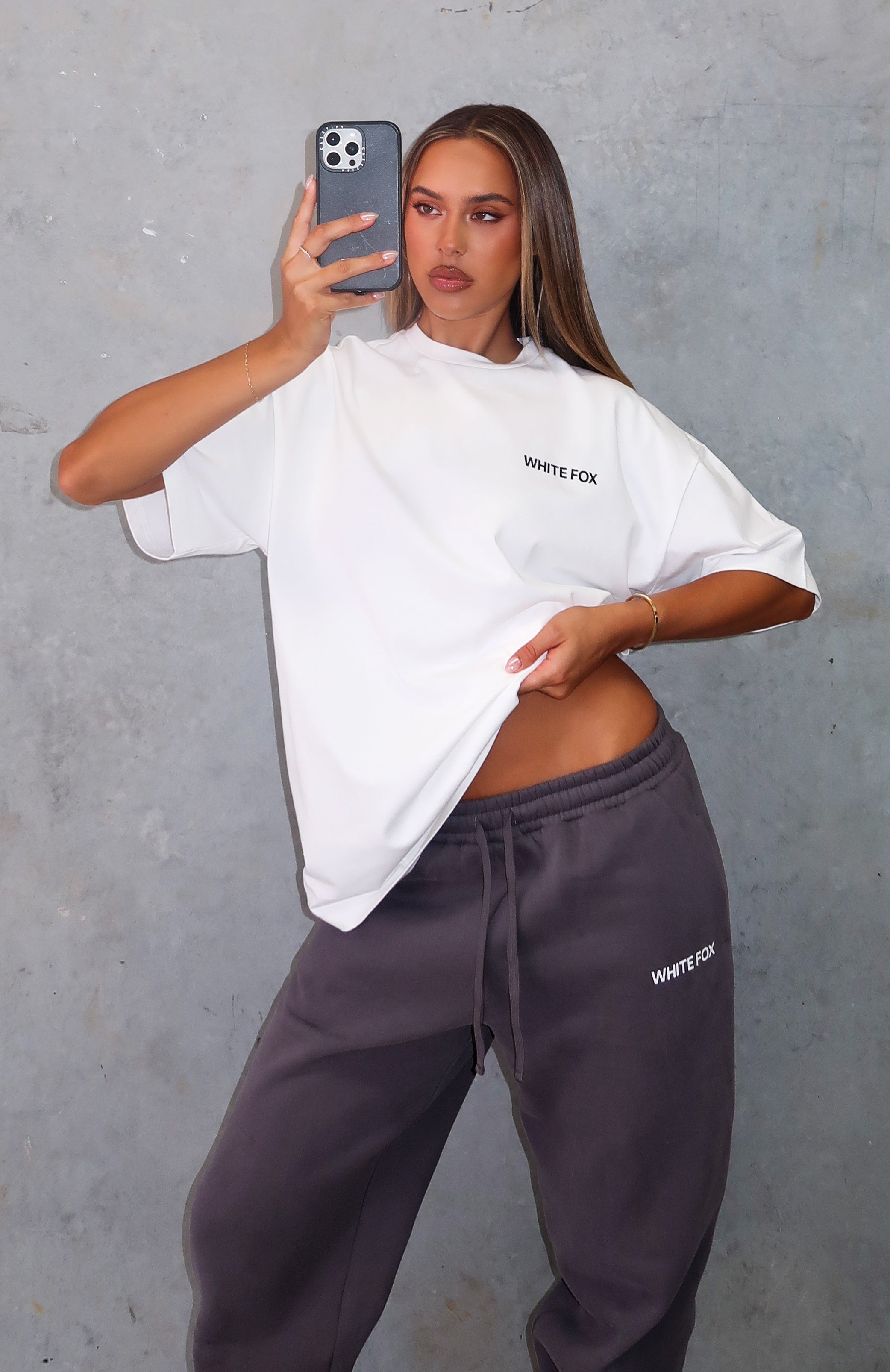 Premium Core Classic Oversized Tee - Ultimate Comfort in White