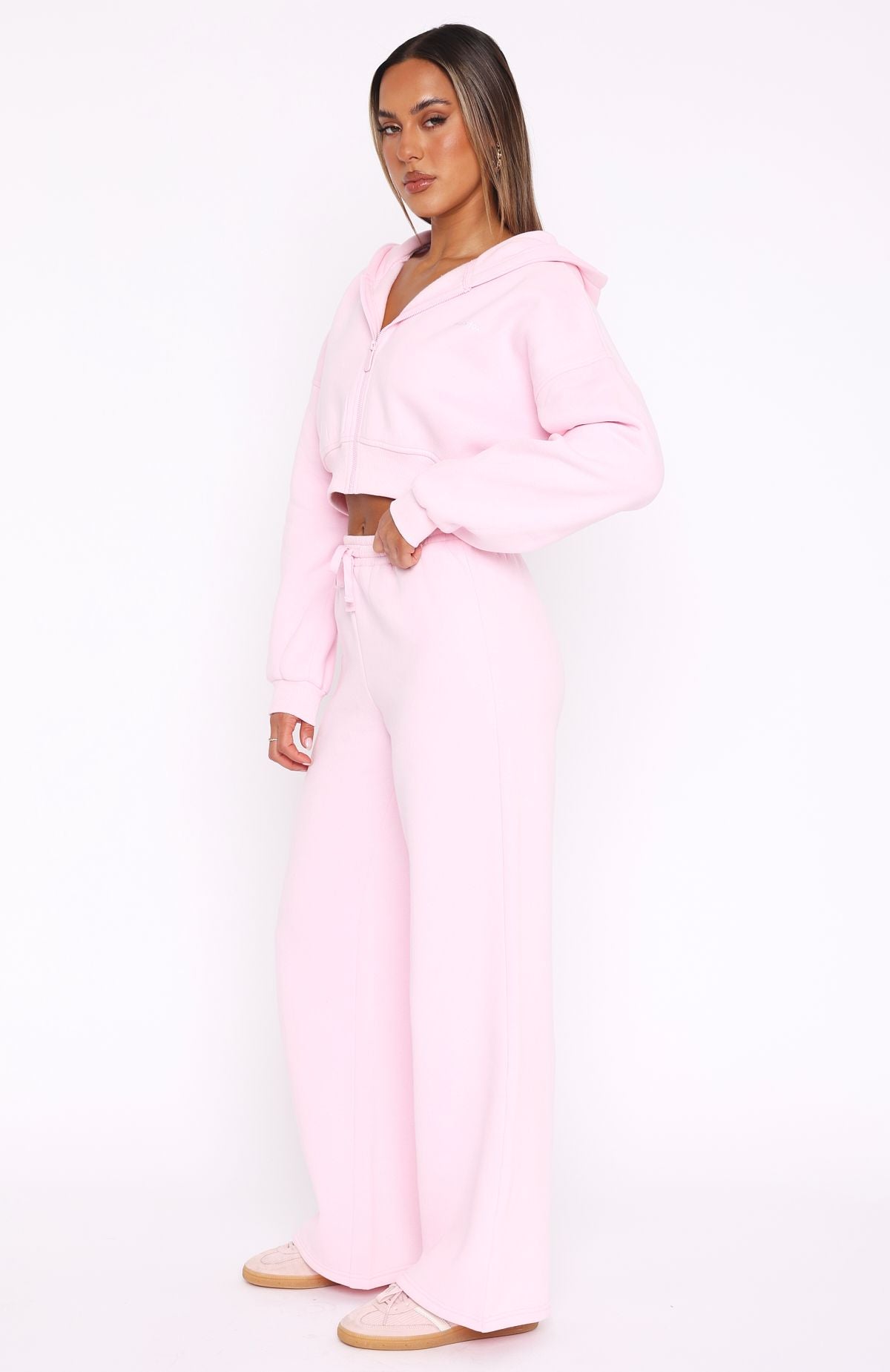 Ultimate Comfort Wide Leg Sweatpants - Soft Pink