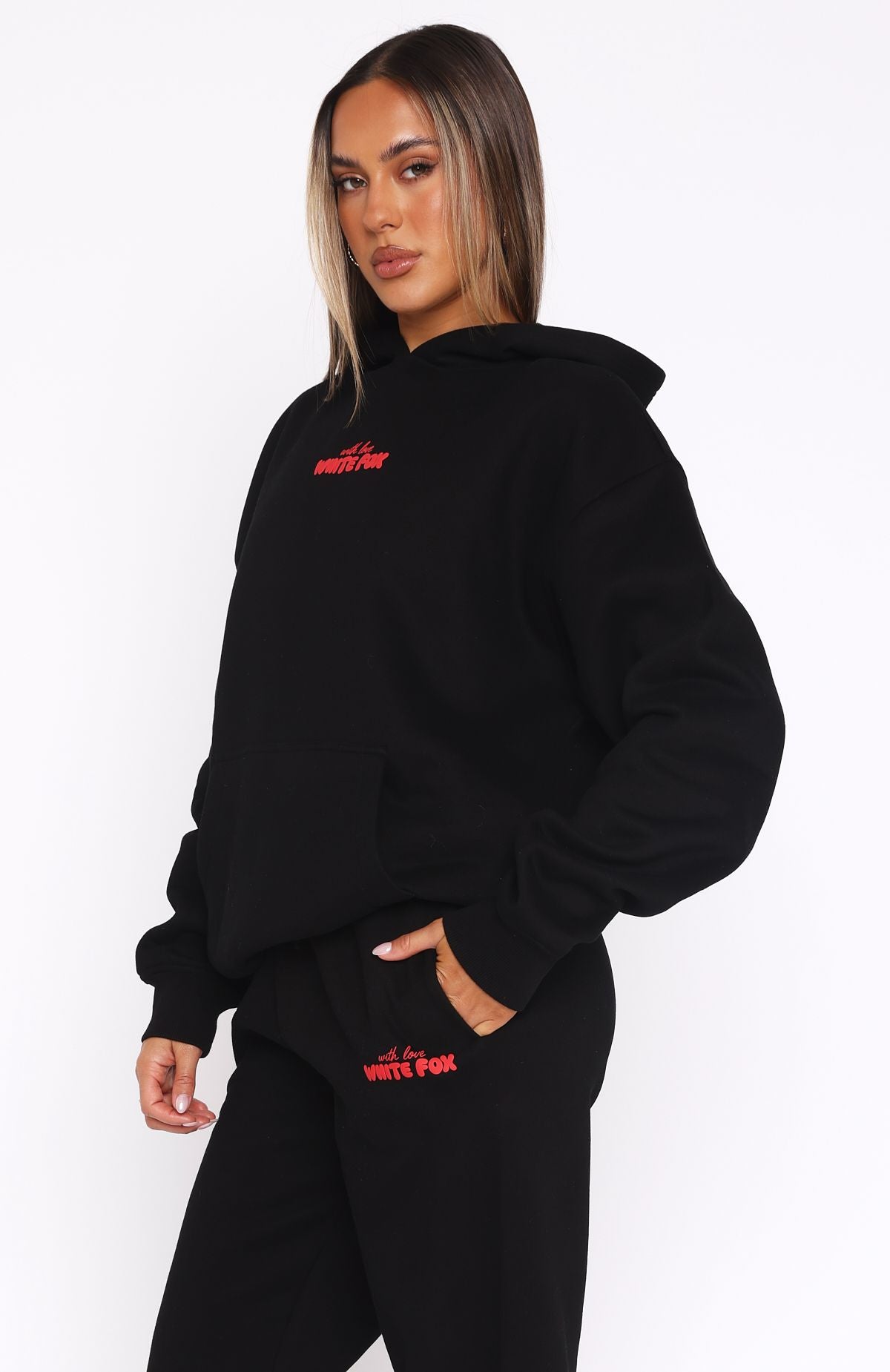 Premium With Love Oversized Hoodie - Ultimate Comfort in Black