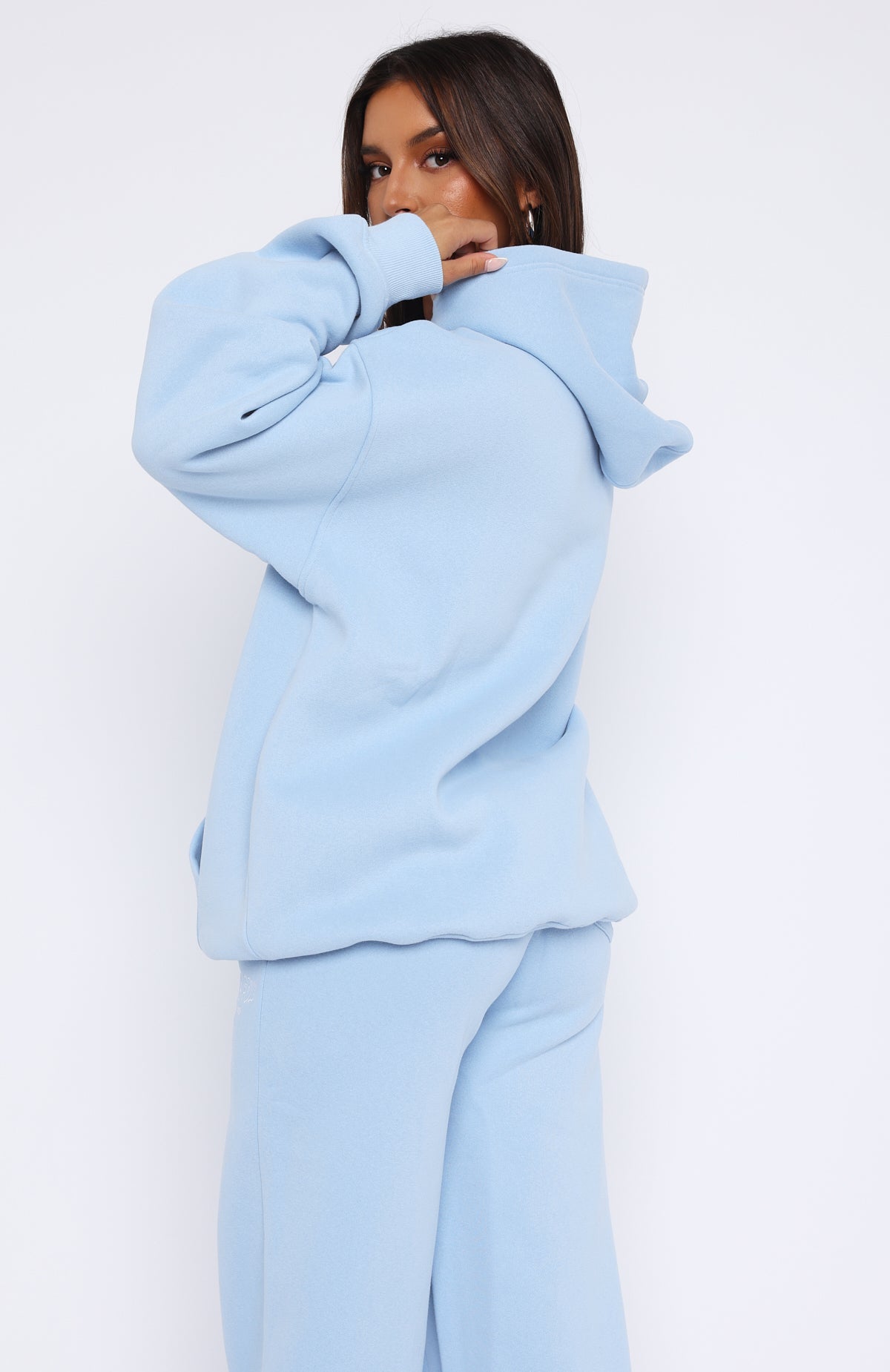 Ultimate Comfort Oversized Hoodie - Soft Blue