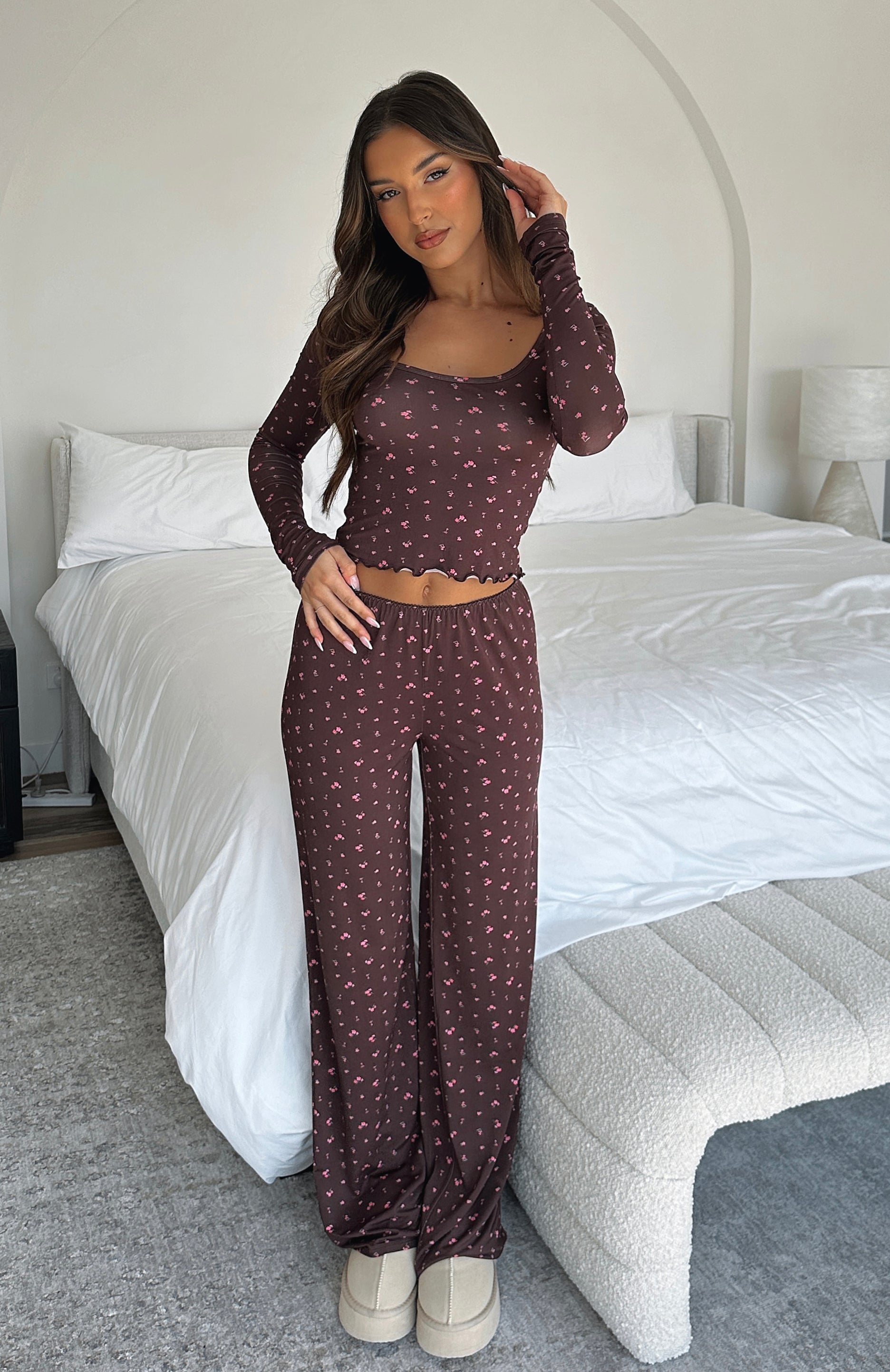 Premium Dreamy Pyjama Pants - Chocolate Dreams Collection