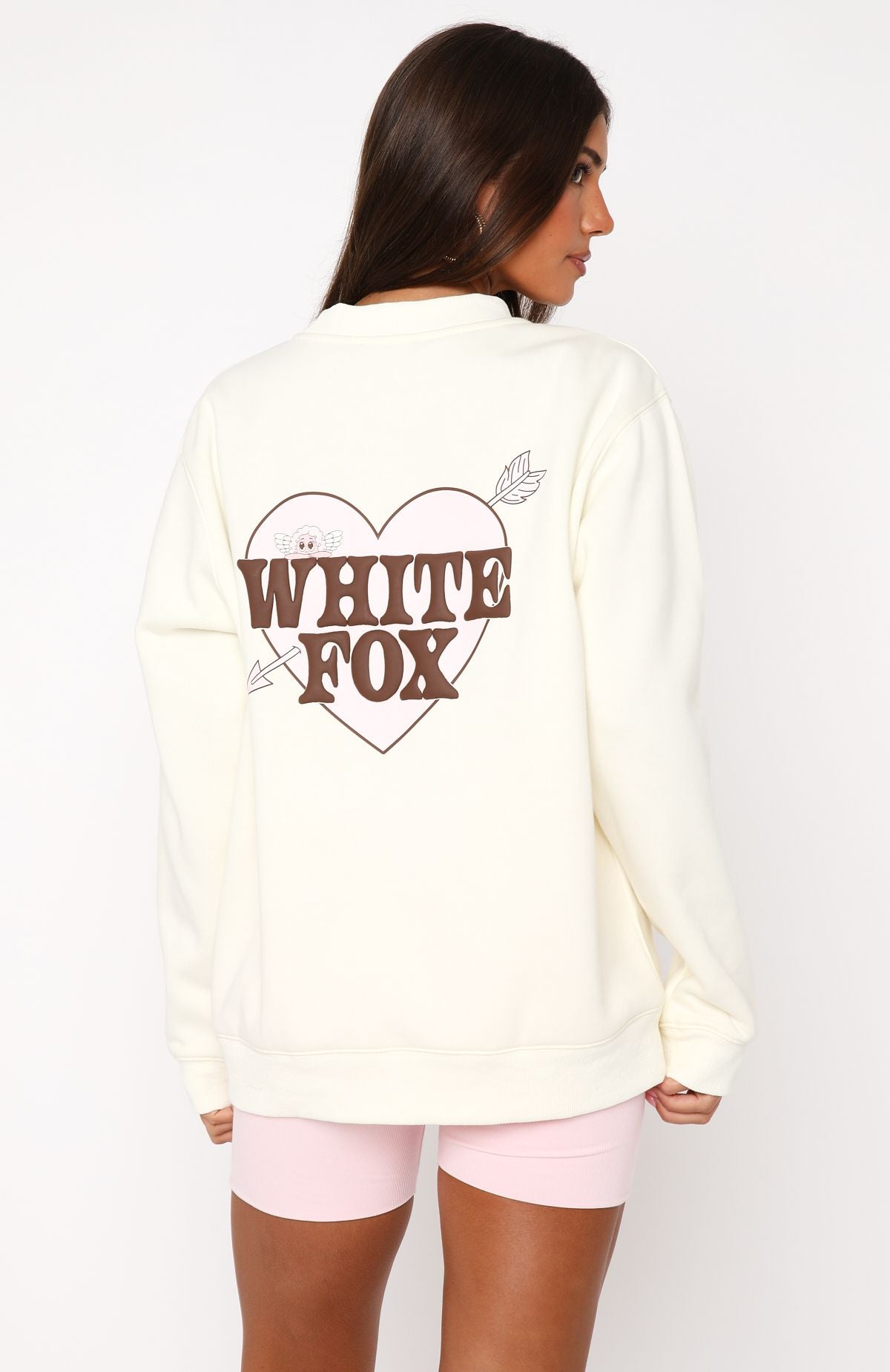 Premium Want You For Life Oversized Sweater Cream - Ultimate Comfort