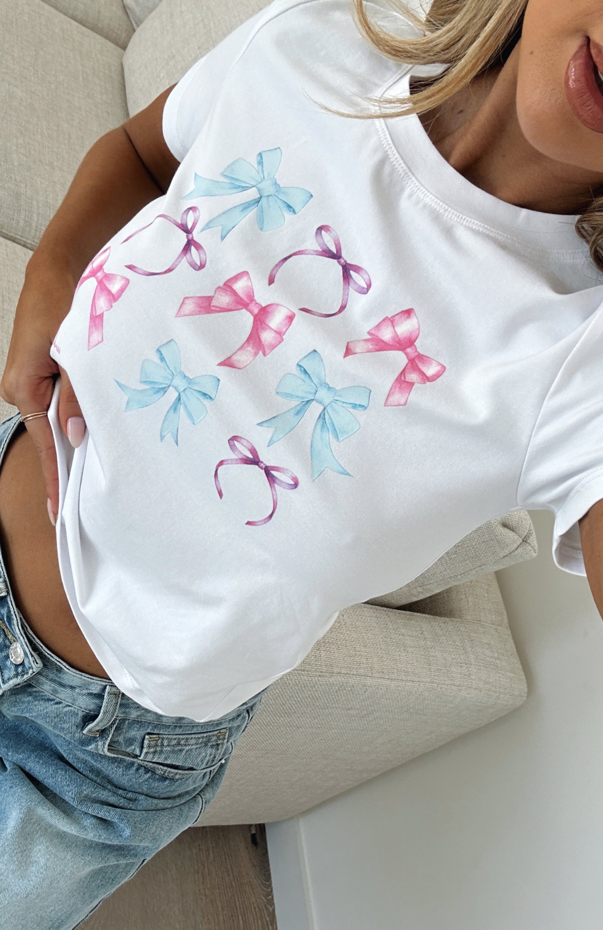 Ultimate Comfort Can't Complain Relaxed Baby Tee in White