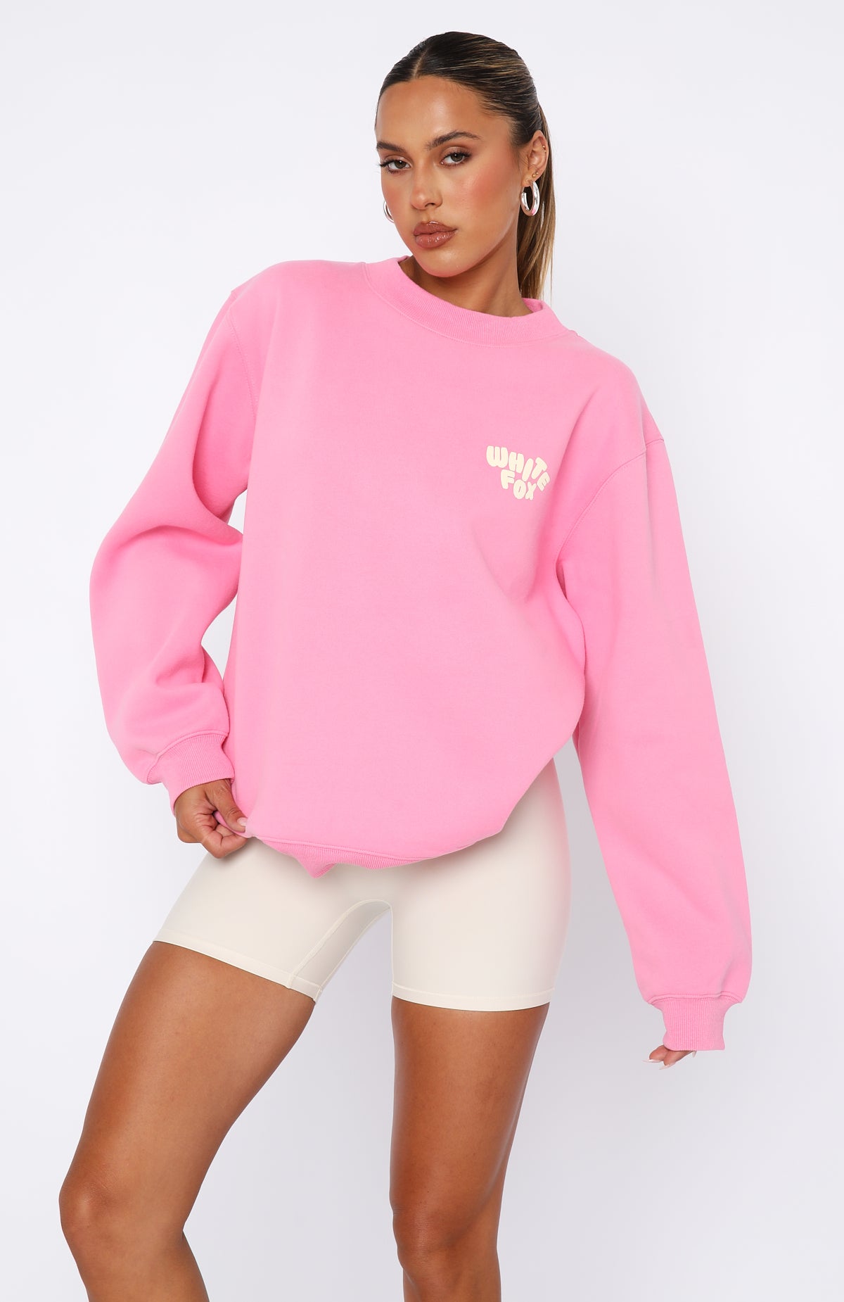 Premium 'You're Always Right' Oversized Sweater - Soft Pink