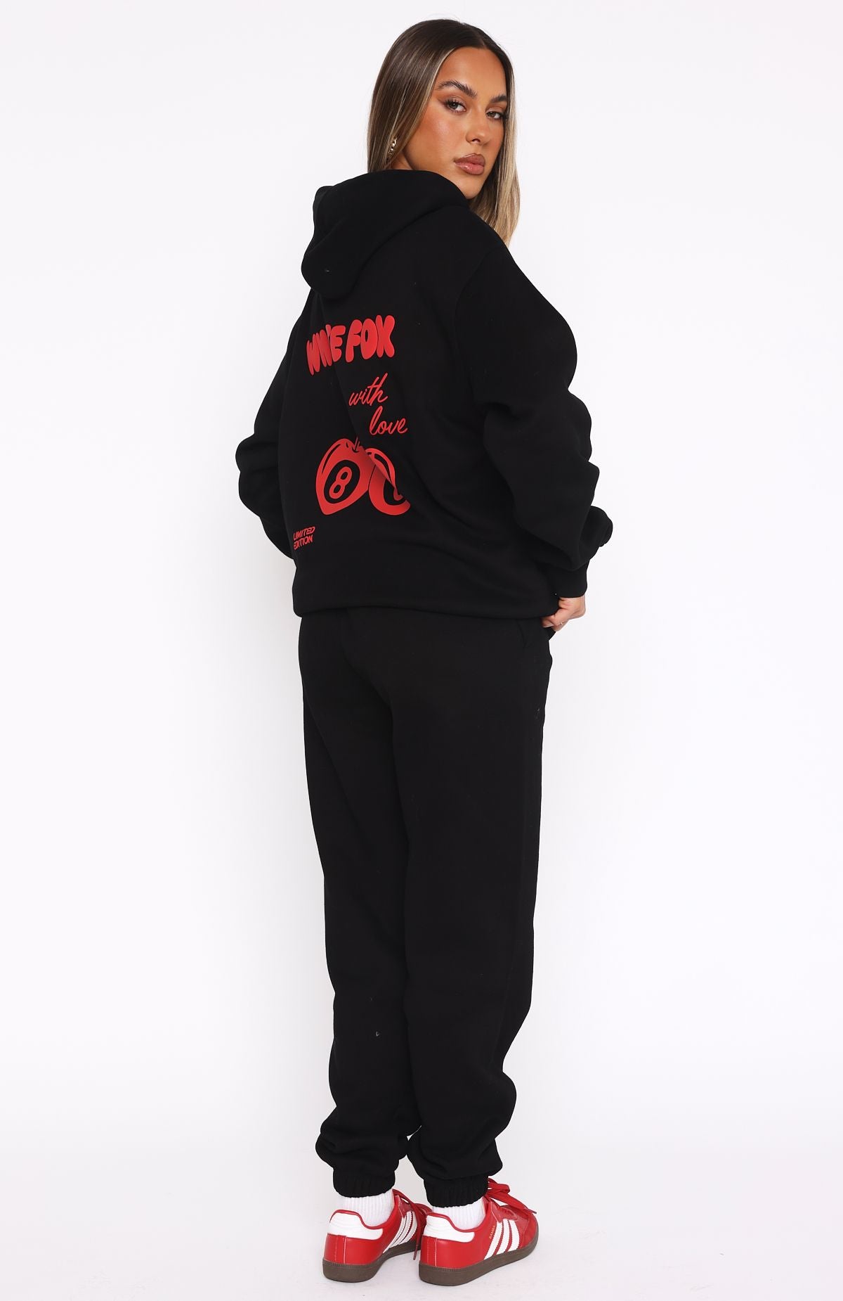 Premium Ultimate Comfort With Love In The Moment Sweatpants - Black