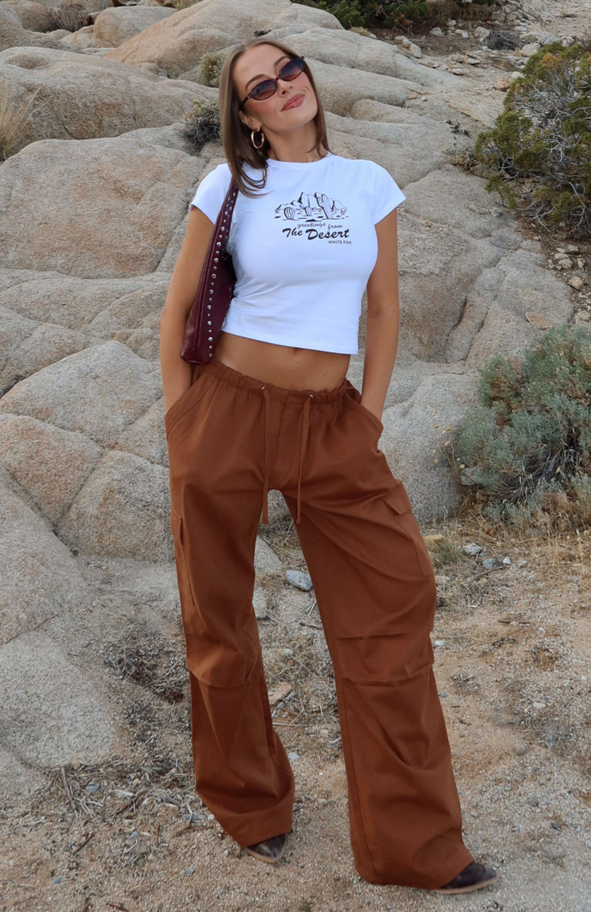 Ultimate Comfort Cargo Pants - Chocolate Brown