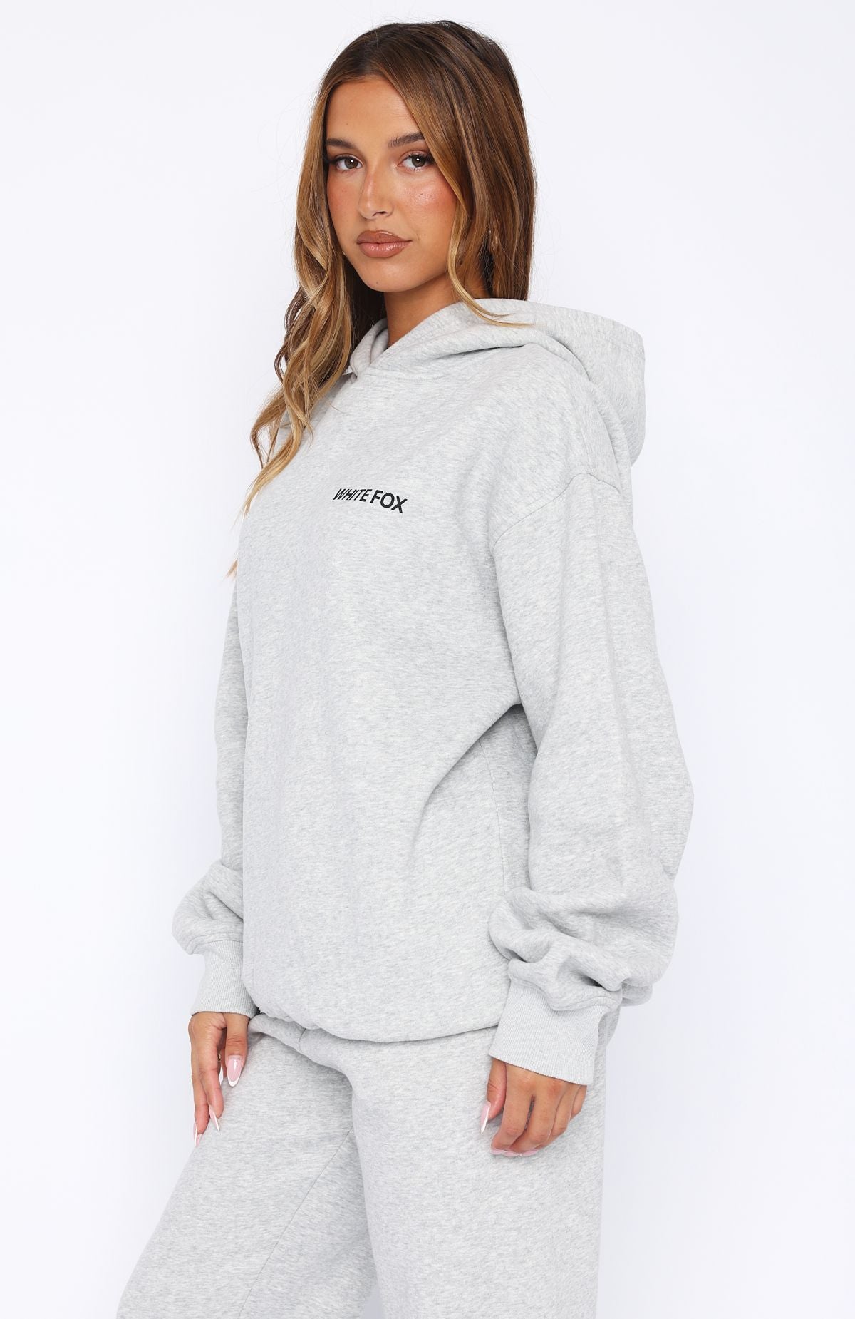 Premium Core Classic Oversized Hoodie - Dark Grey Marle