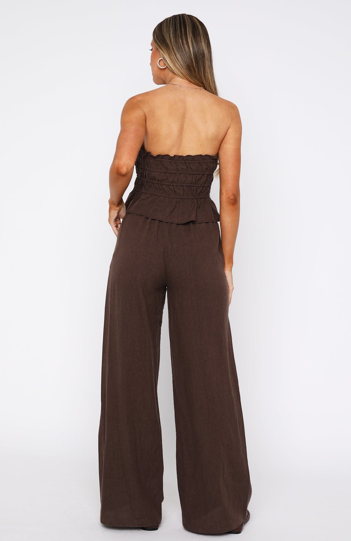 Premium Secret Society Linen Pants - Chocolate