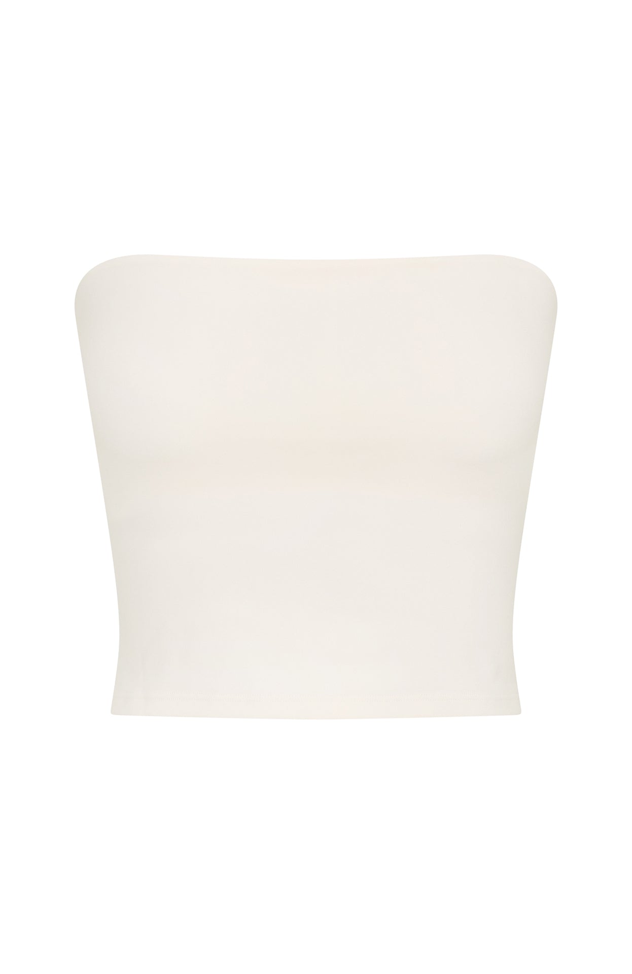 Ultimate Strapless Crop Top - Cream