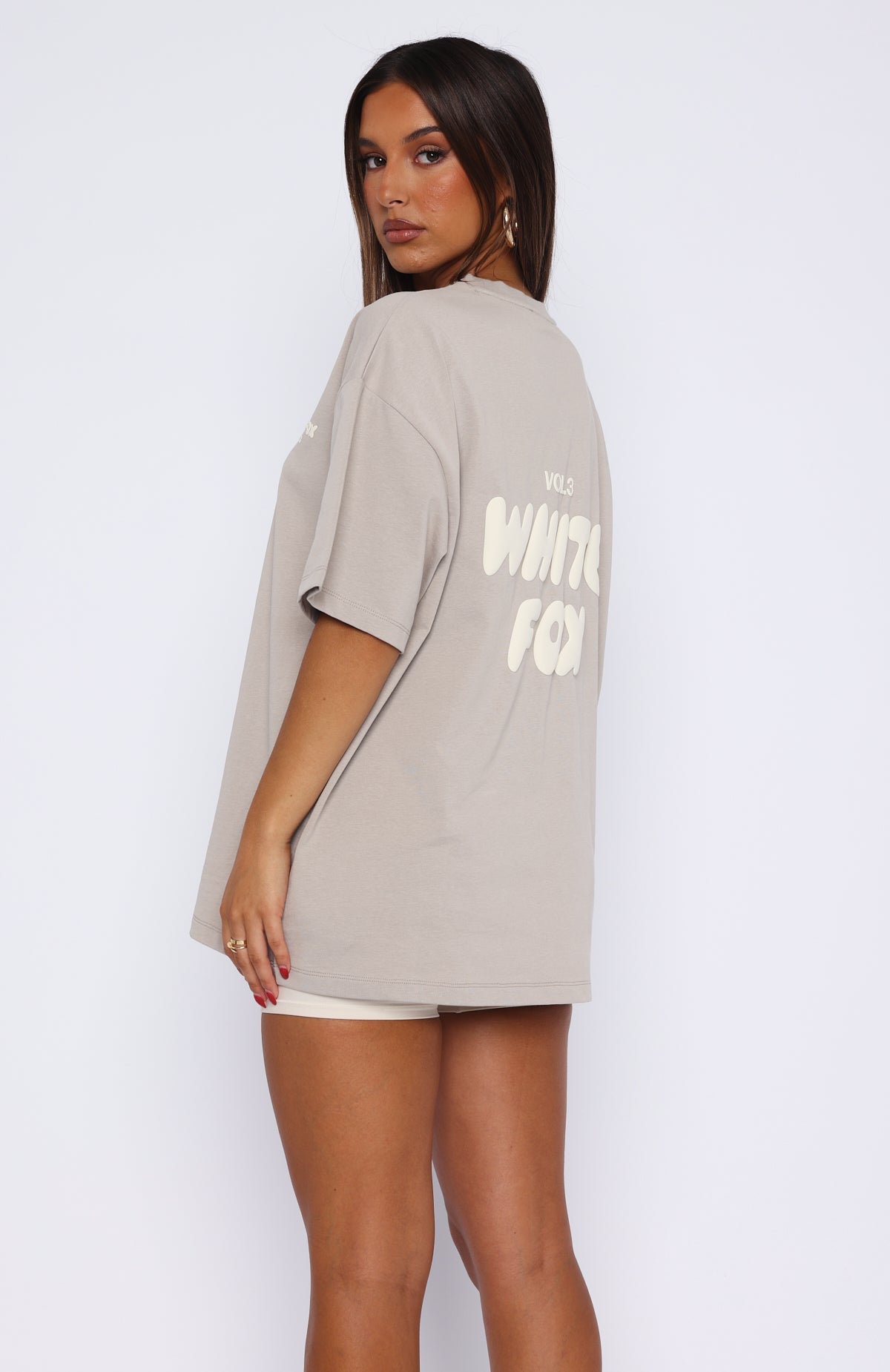 Premium Offstage Oversized Graphic Tee - Grey