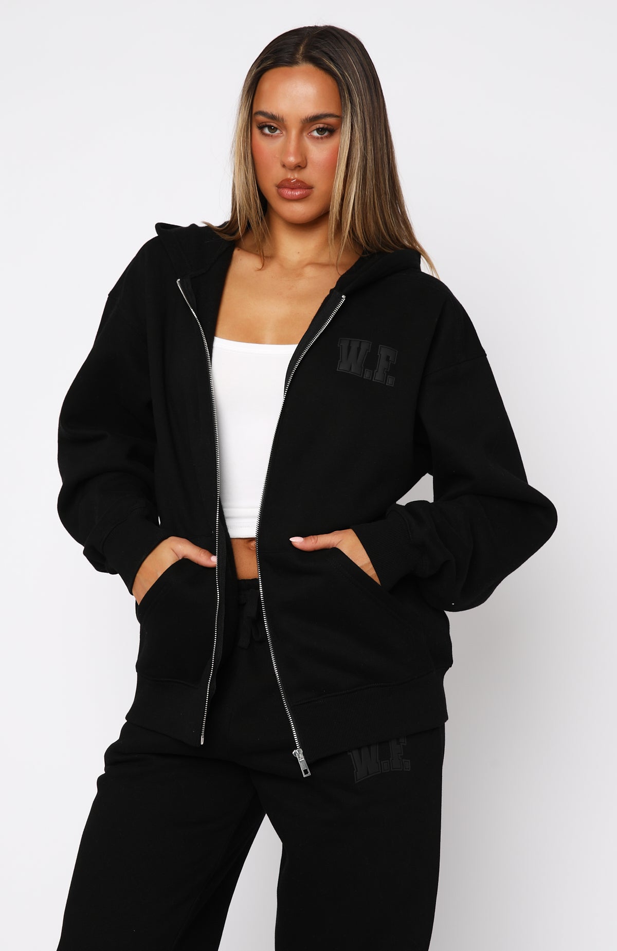 Ultimate Decade Classics Varsity Zip Hoodie - Black
