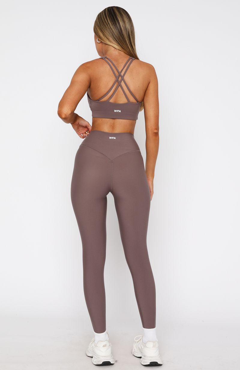 Premium High Waisted Cocoa Leggings - Ultimate Comfort & Style