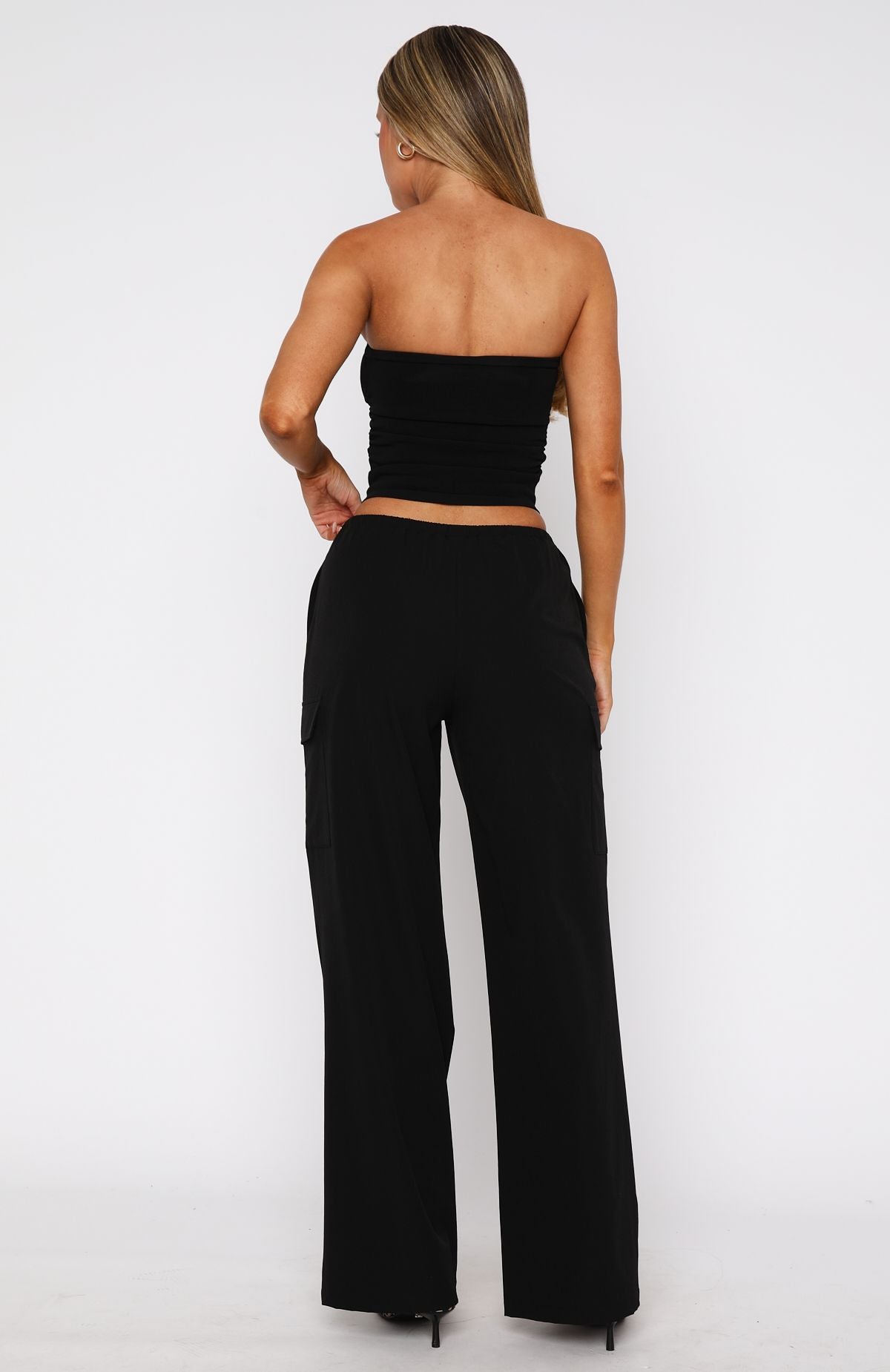 Premium Black Wide-Leg Pants by Nobody Is Left