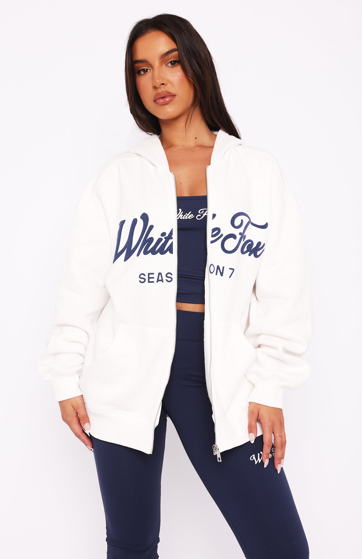 Ultimate Comfort Season 7 Zip Hoodie - Snow Edition