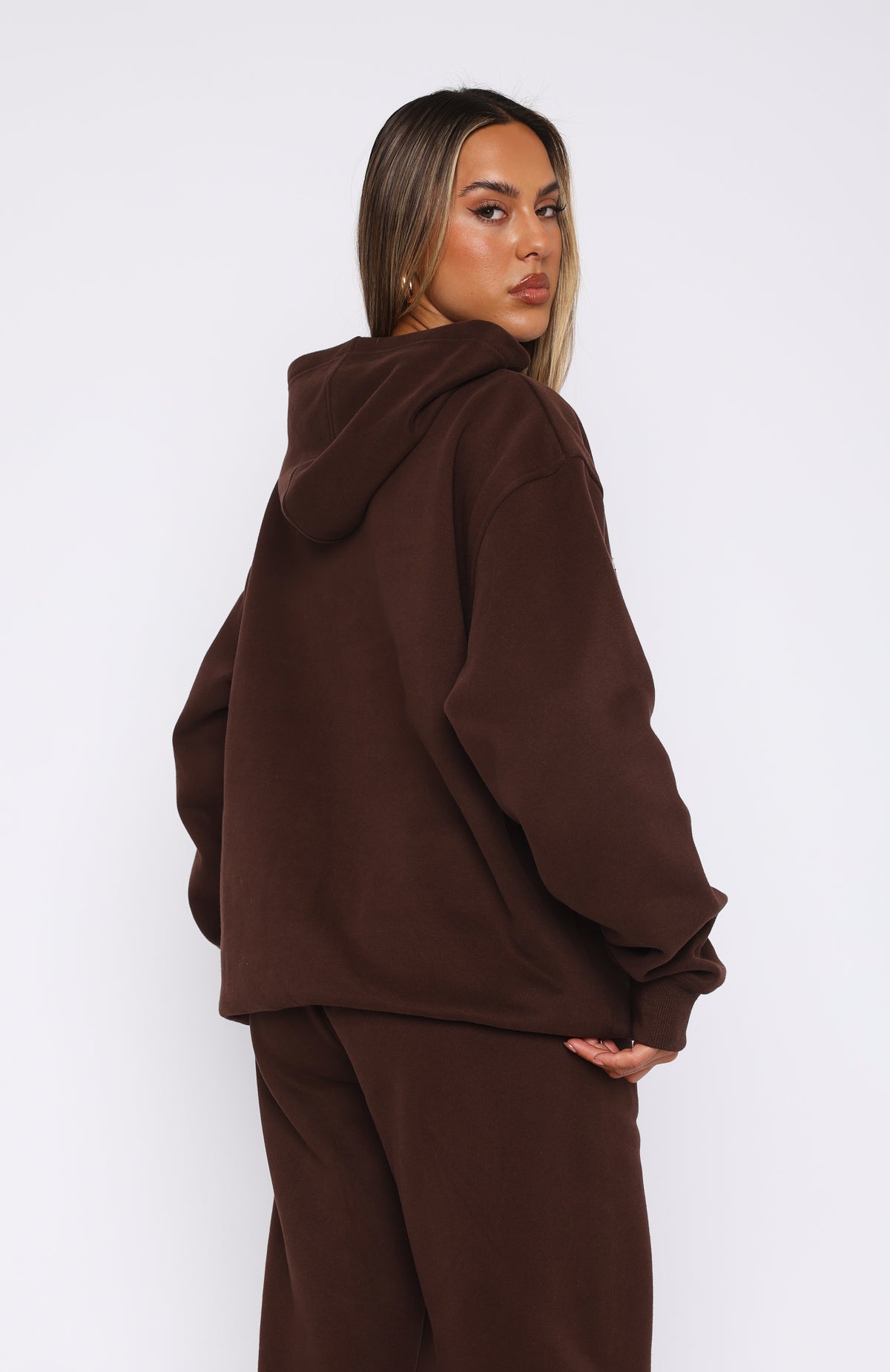 Ultimate Capsule 9 Catch A Vibe Oversized Hoodie - Espresso