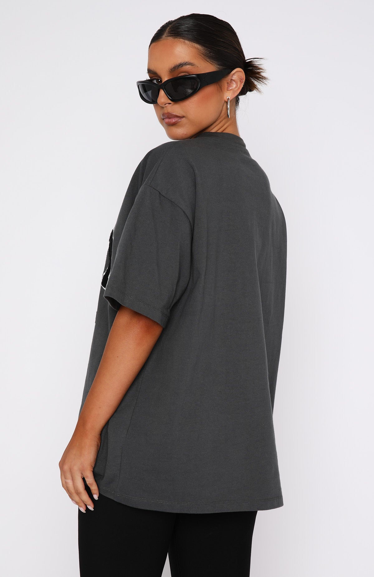 Premium Give It Away Oversized Tee - Charcoal | Ultimate Comfort
