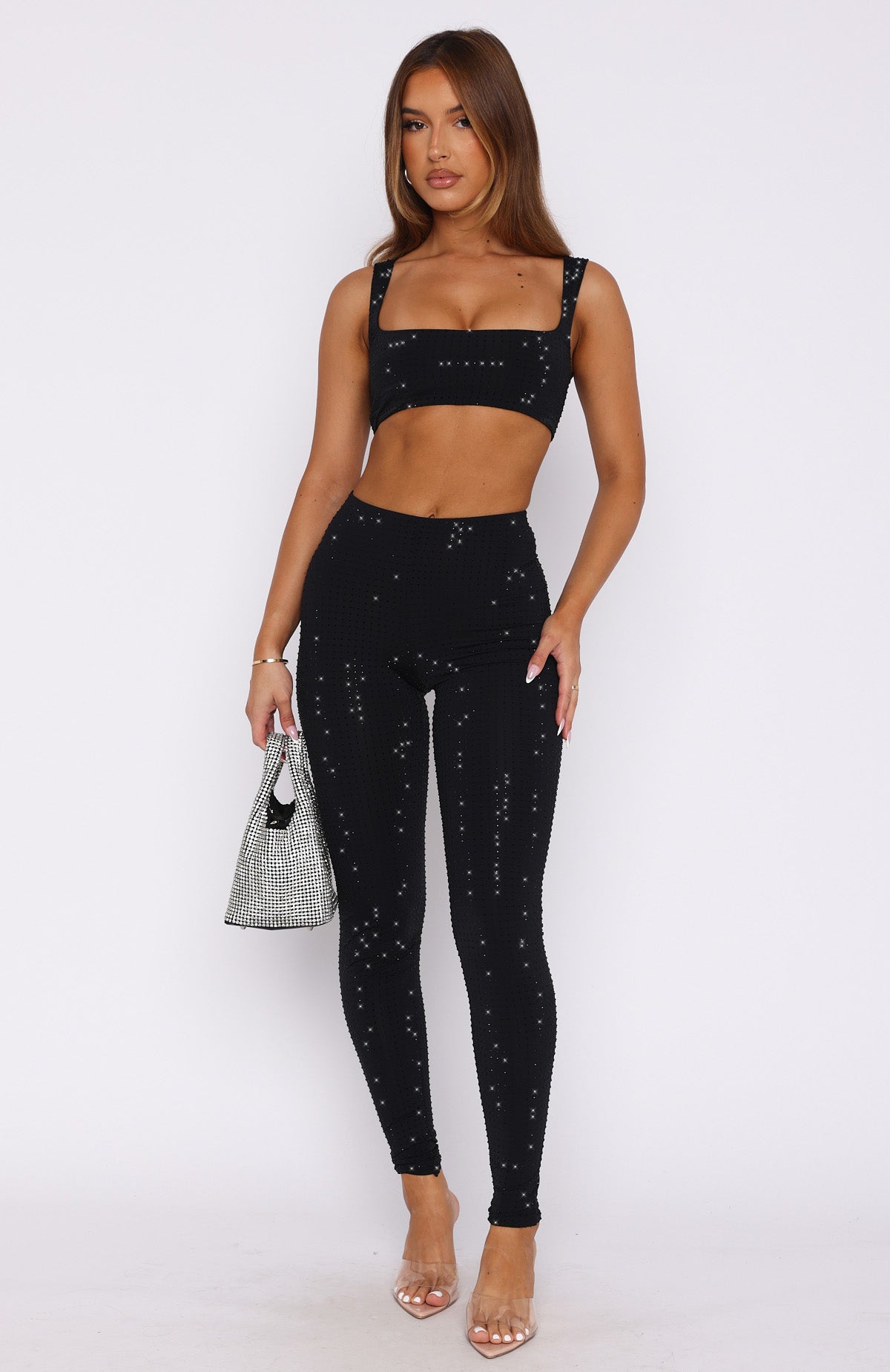 Premium Running Late Embellished Pants - Black | Ultimate Style Upgrade