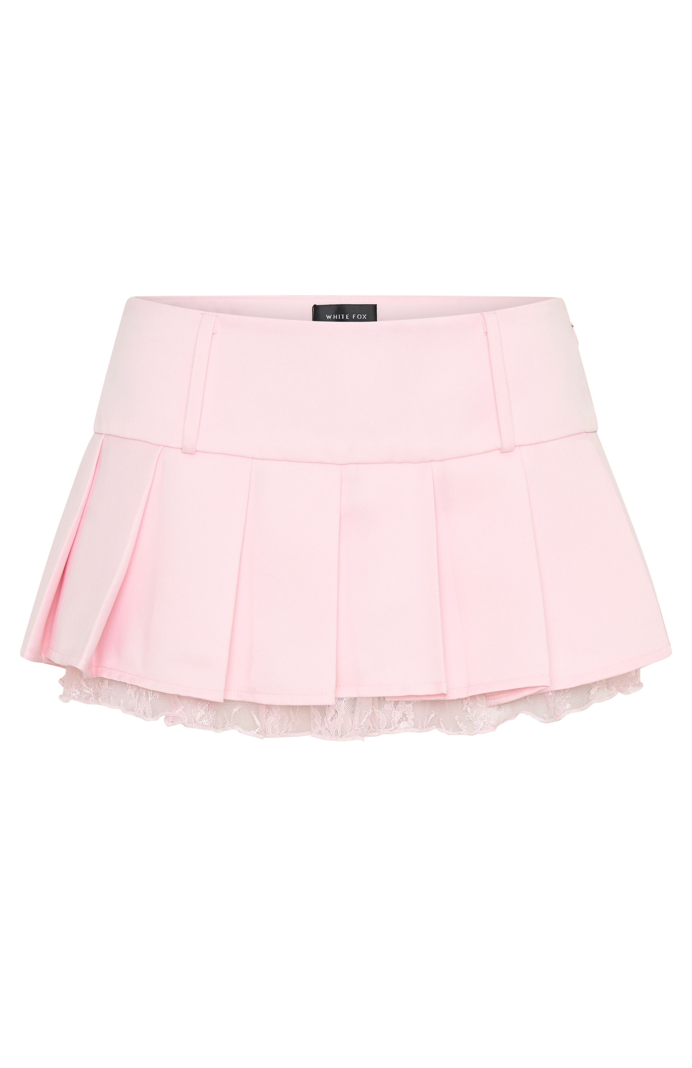 Premium Pleated Mini Skirt in Pink - Ultimate Retro Style