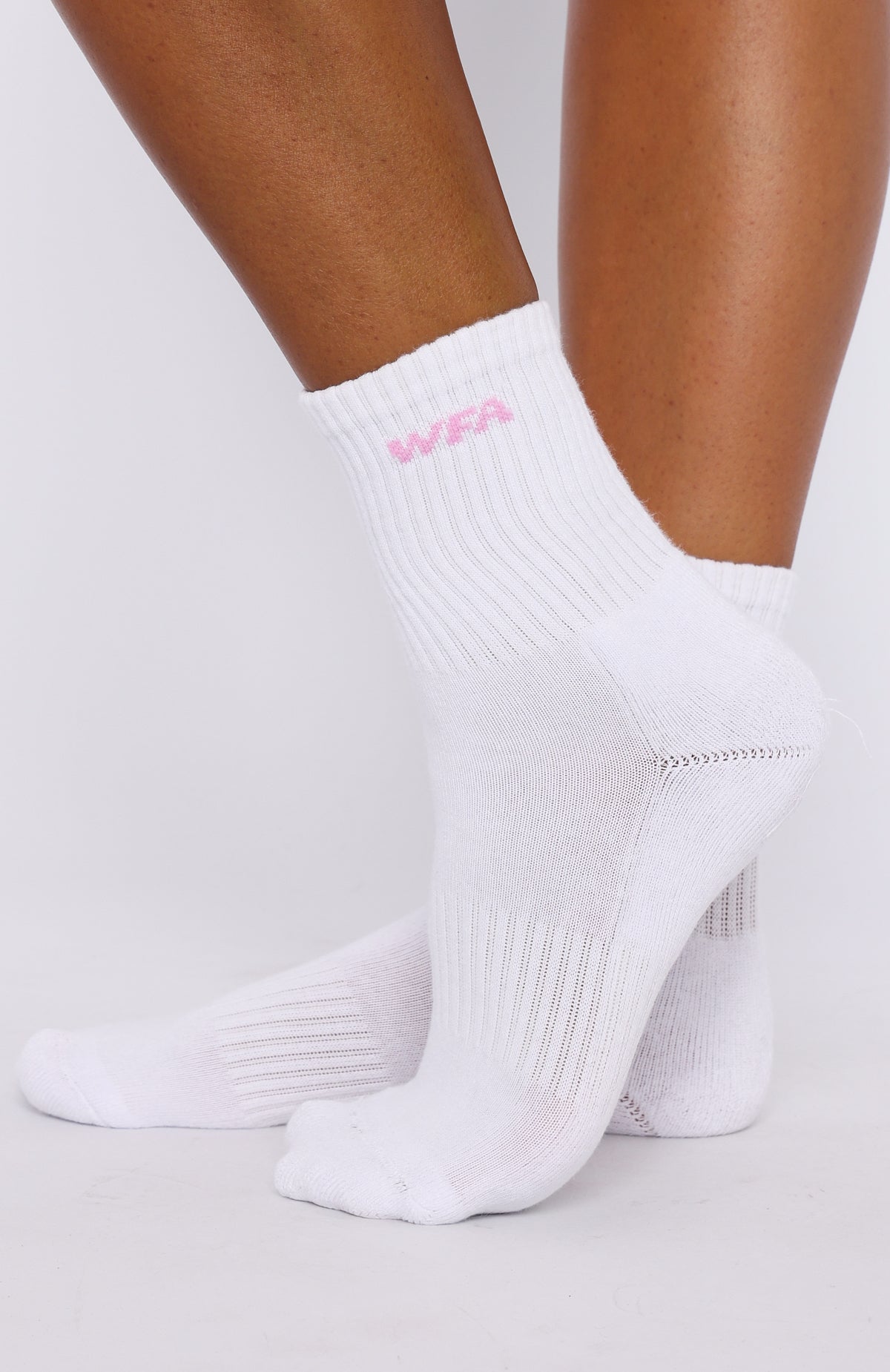 Premium WFA Performance Socks - White/Pink
