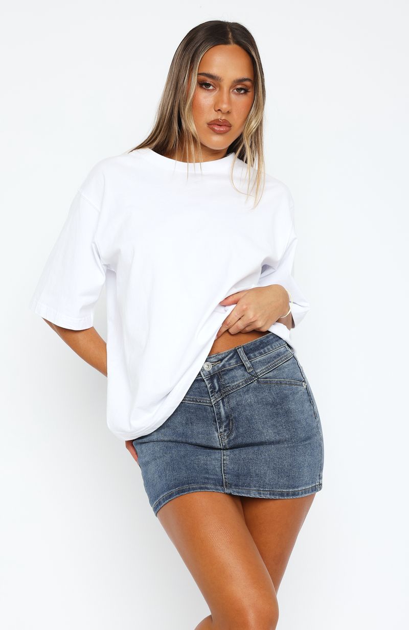 Premium Vintage Blue Denim Mini Skirt - Ultimate Summer Style