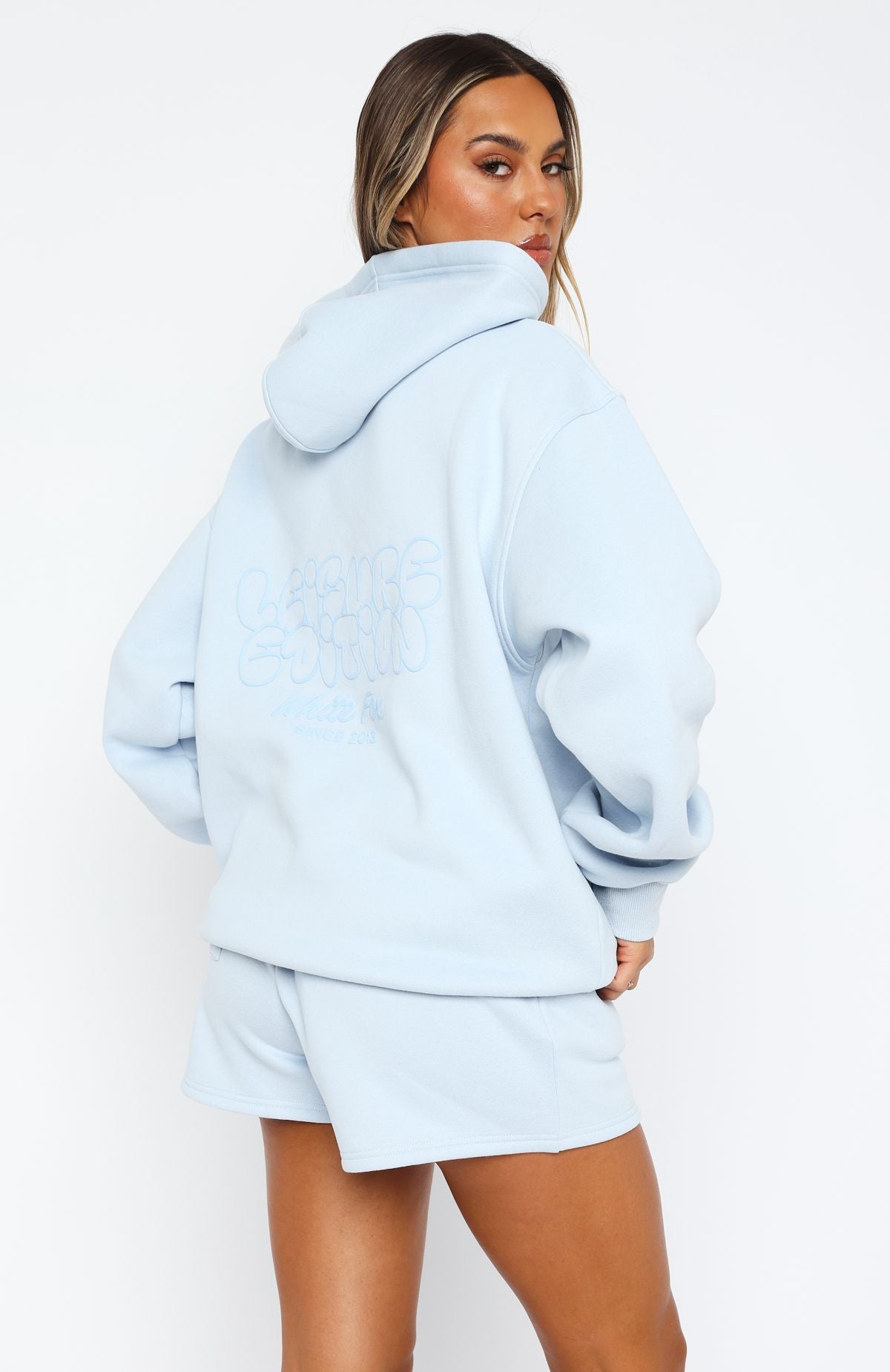 Premium Oversized Hoodie - Baby Blue | Ultimate Comfort