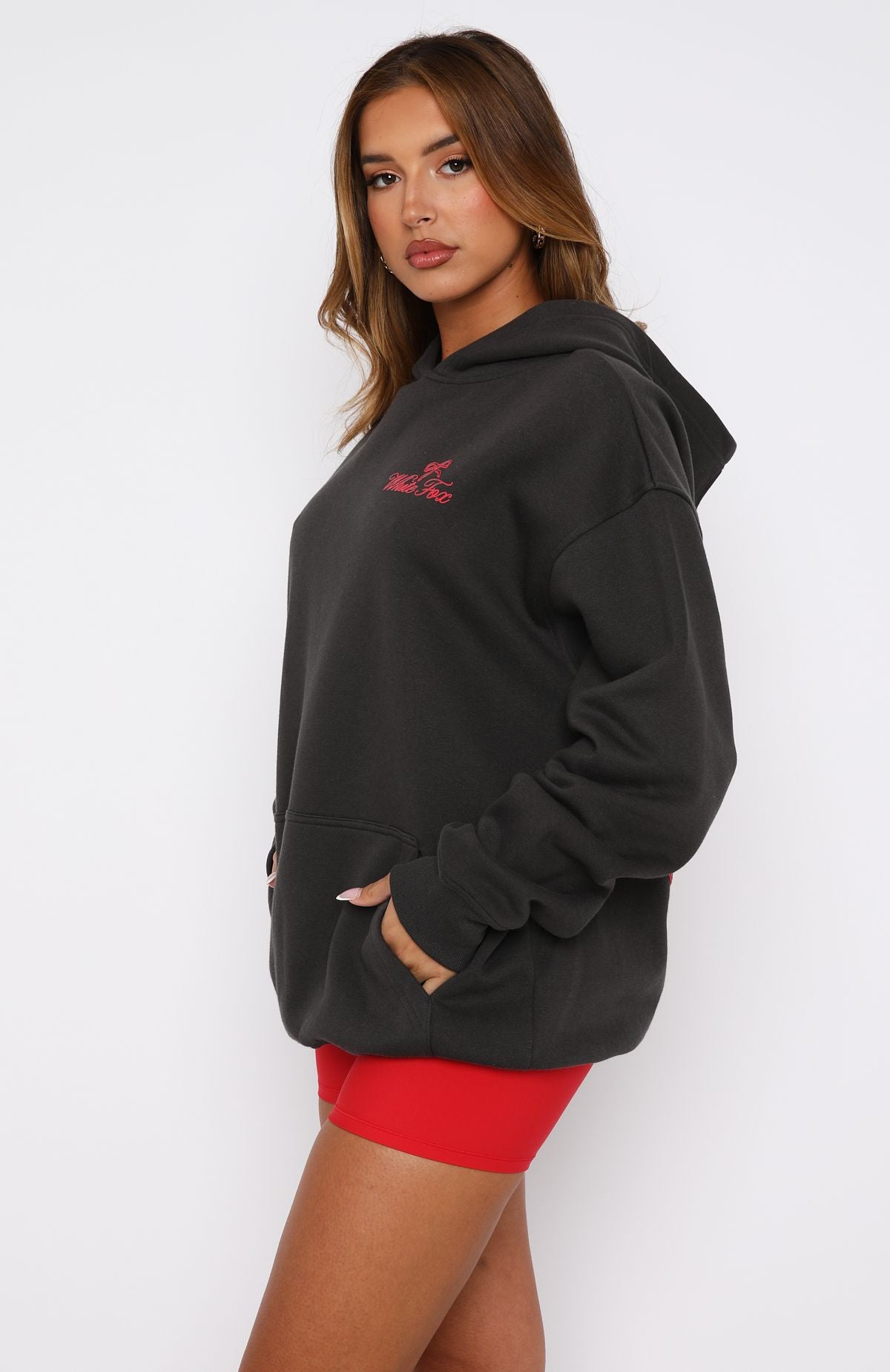 Premium Lucky Charms Oversized Hoodie - Charcoal Comfort