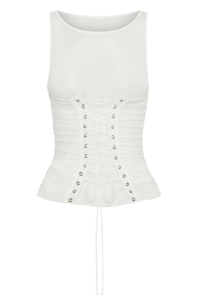 Premium Midnight Drive Top - Off White