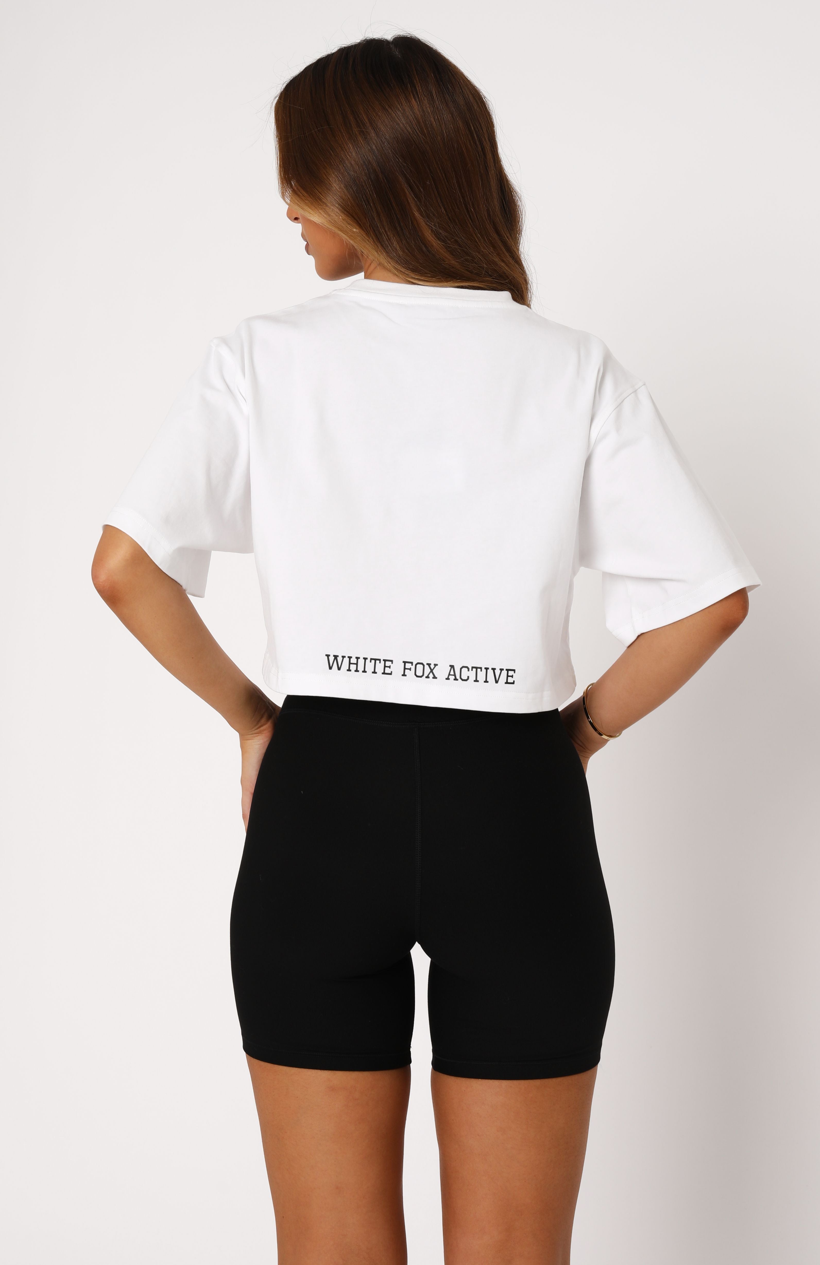 Premium Oversized Cropped Tee - White | Ultimate Comfort