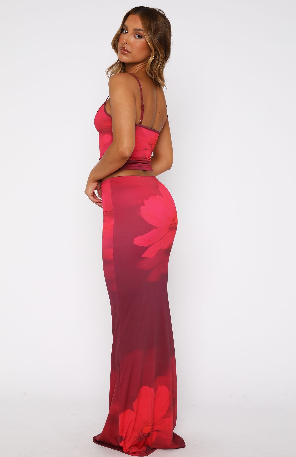 Premium Raspberry Kisses Maxi Skirt - Ultimate Style & Comfort