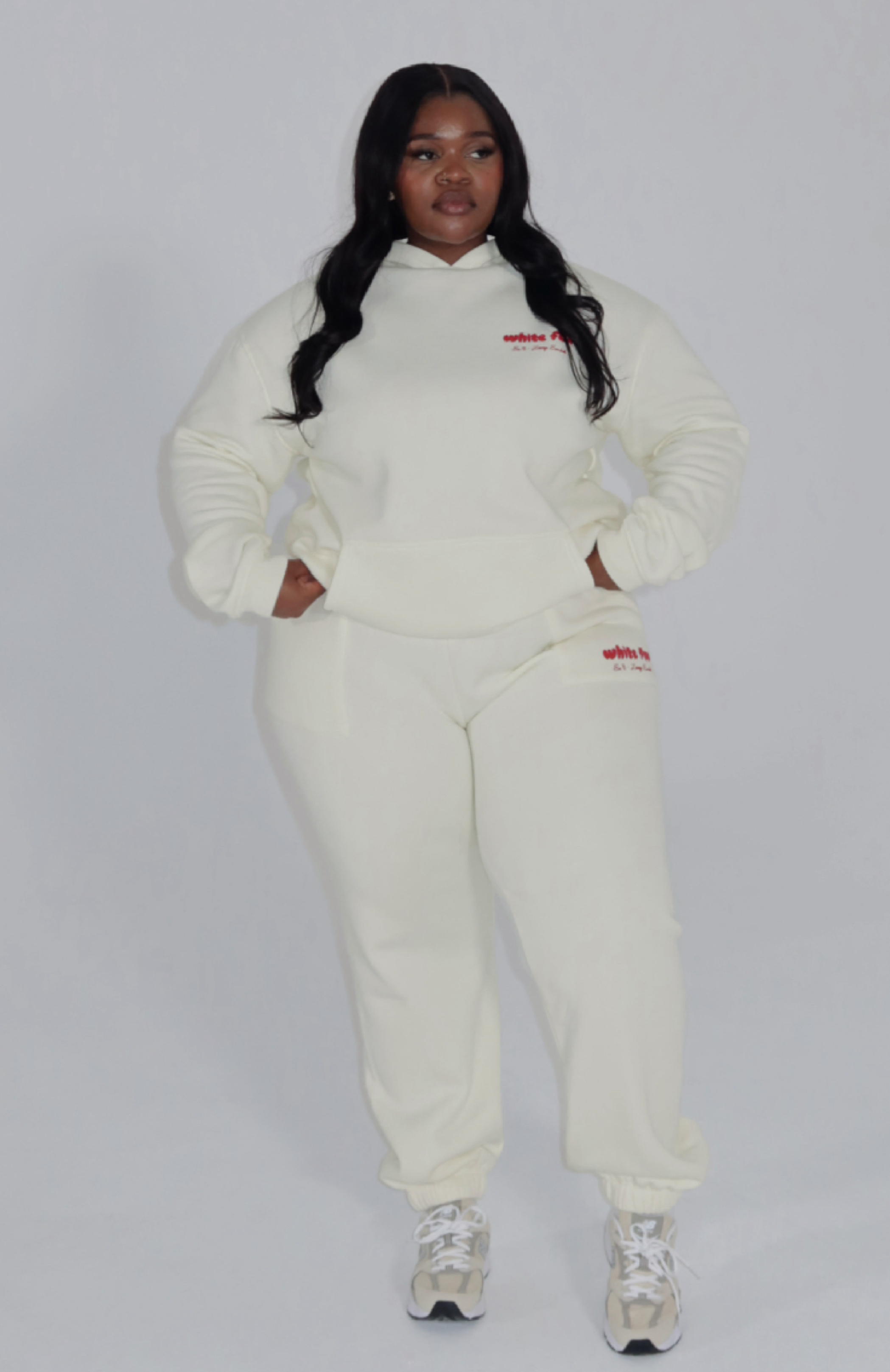 Premium Era 8 Fleece Sweatpants - Cherry Cream
