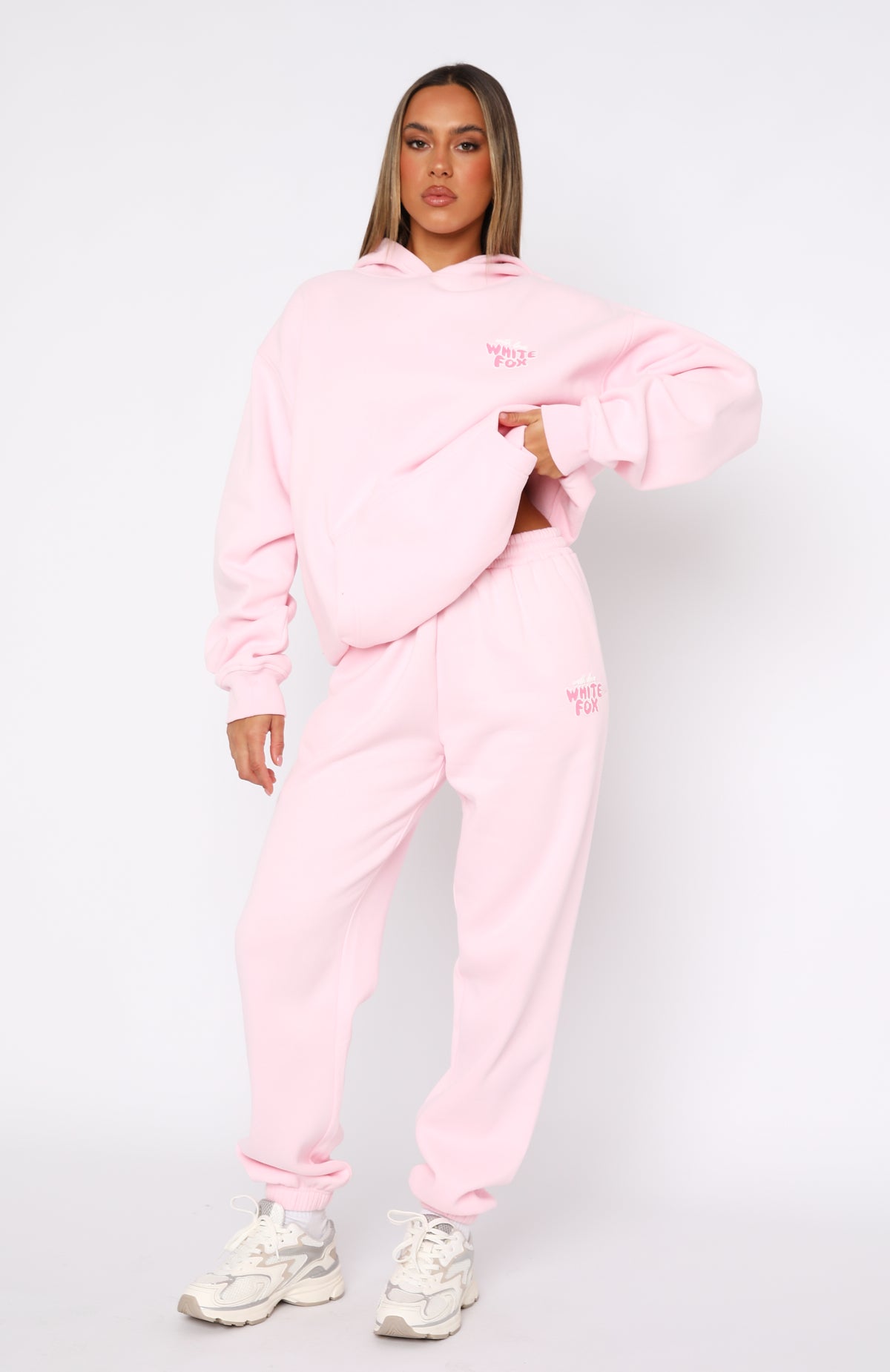 Premium With Love Always Baby Pink Sweatpants