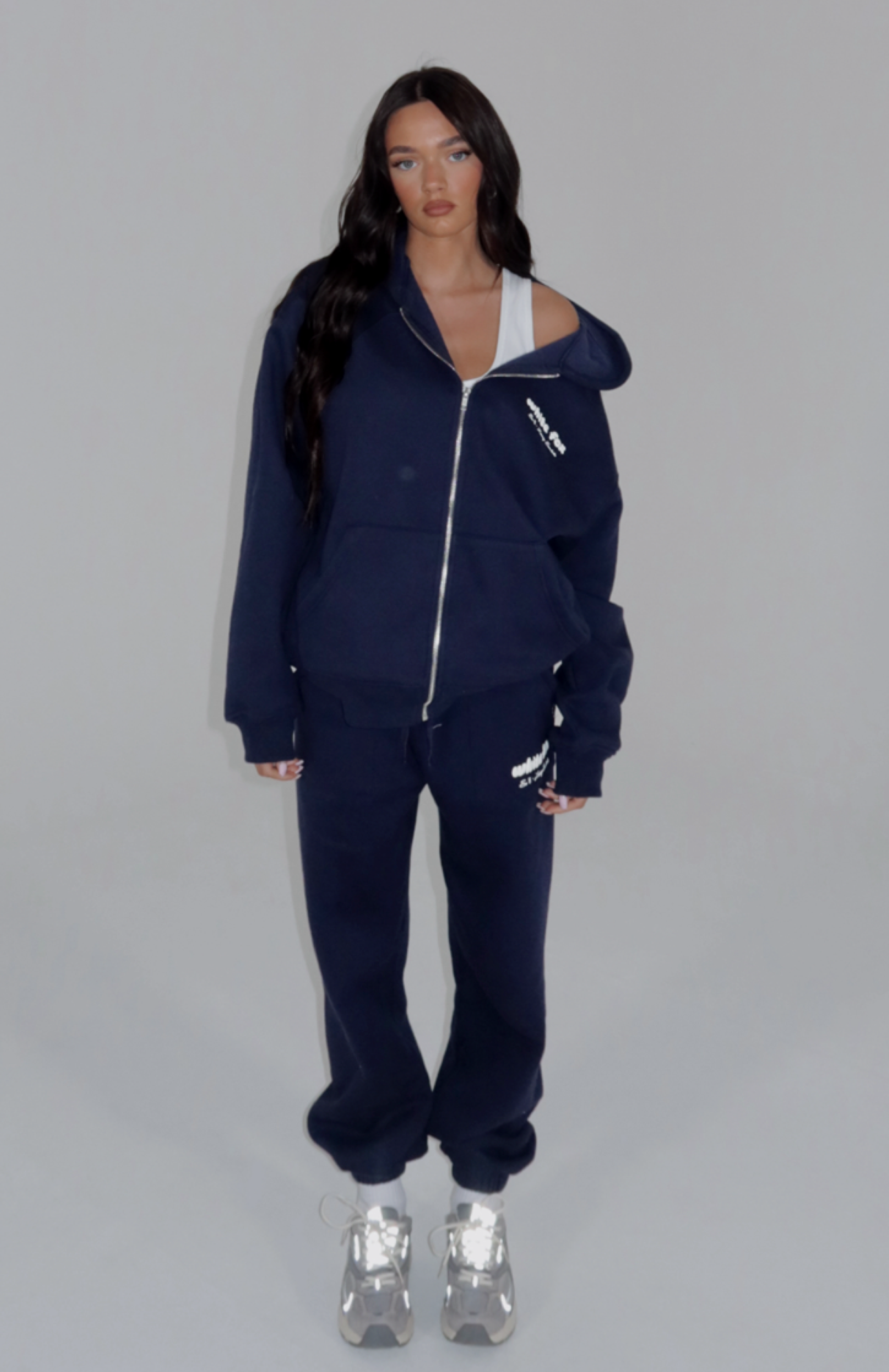 Ultimate Comfort Era 8 Zip Front Hoodie - Nautical Style