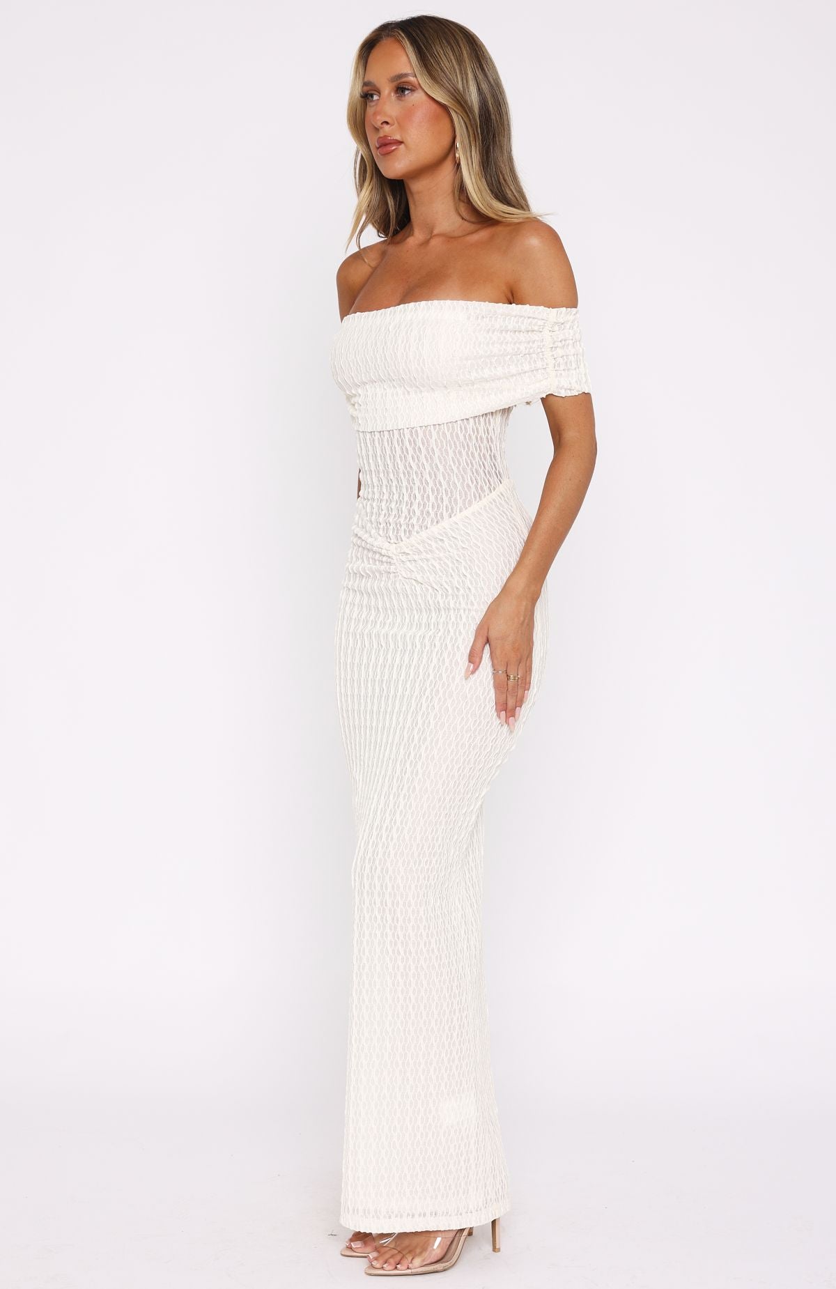 Premium Unwritten Chapters Maxi Dress - Off White | Ultimate Elegance
