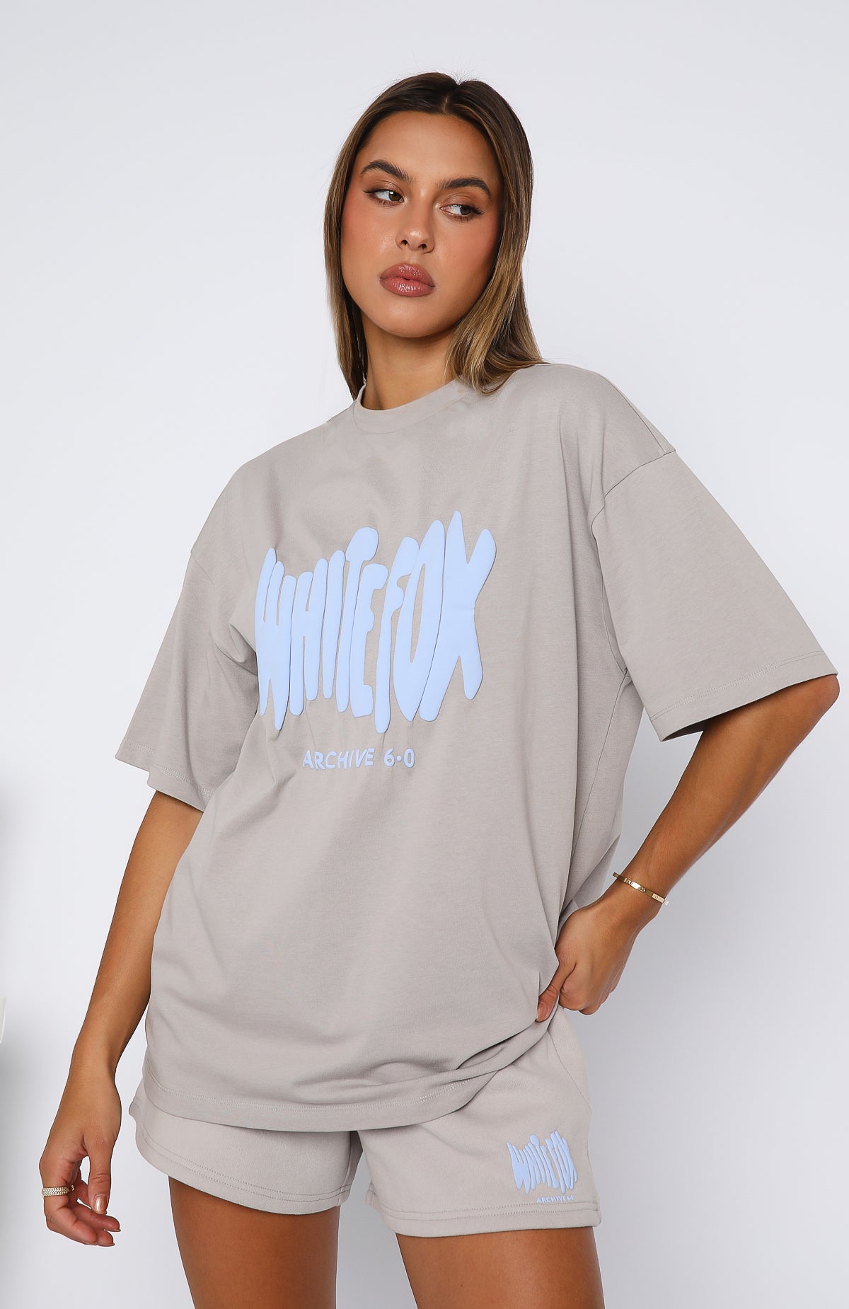 Premium Archive 6.0 Oversized Cotton Tee in Dove