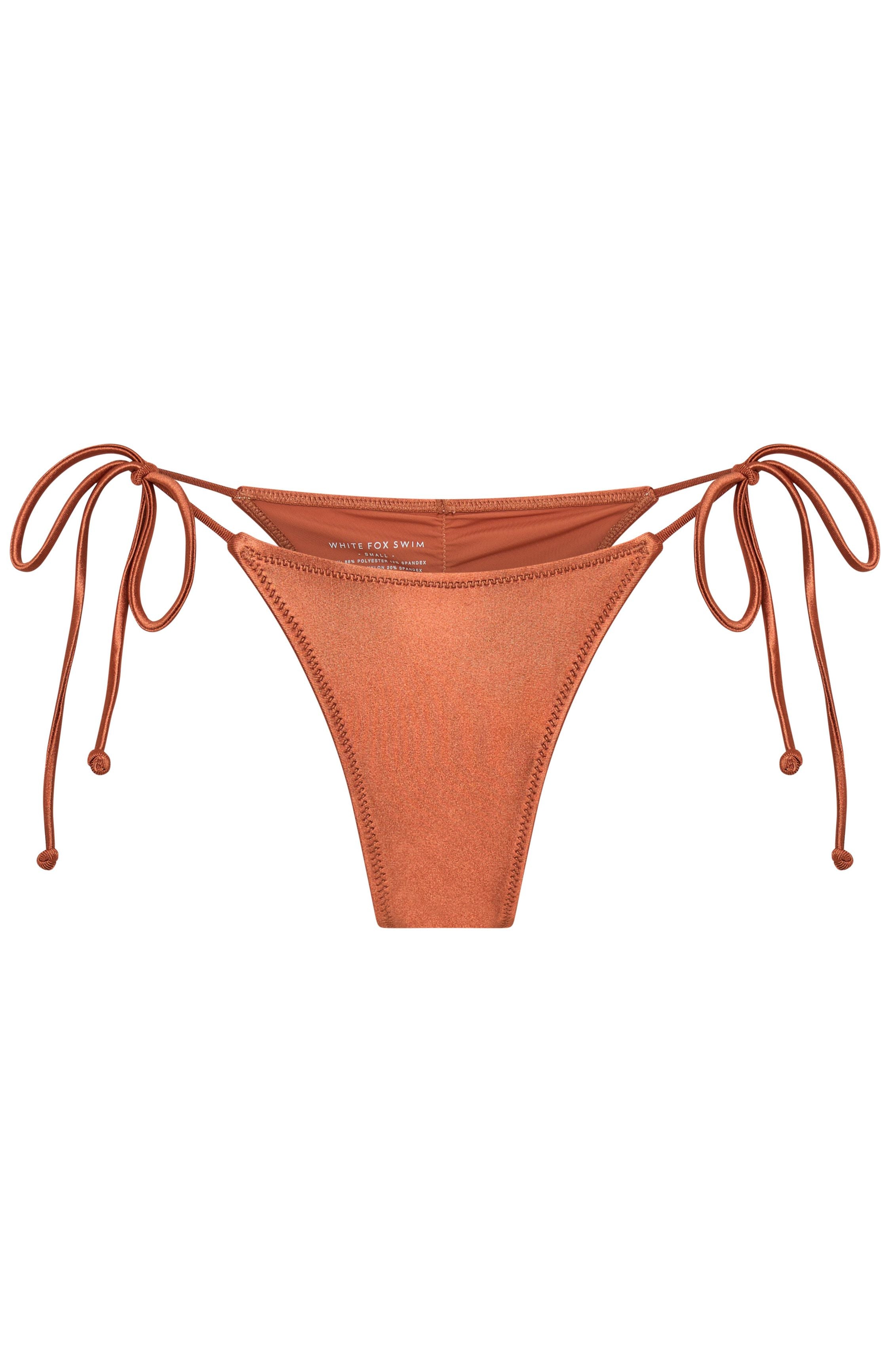 Premium Palm Paradise Bikini Bottoms - Copper