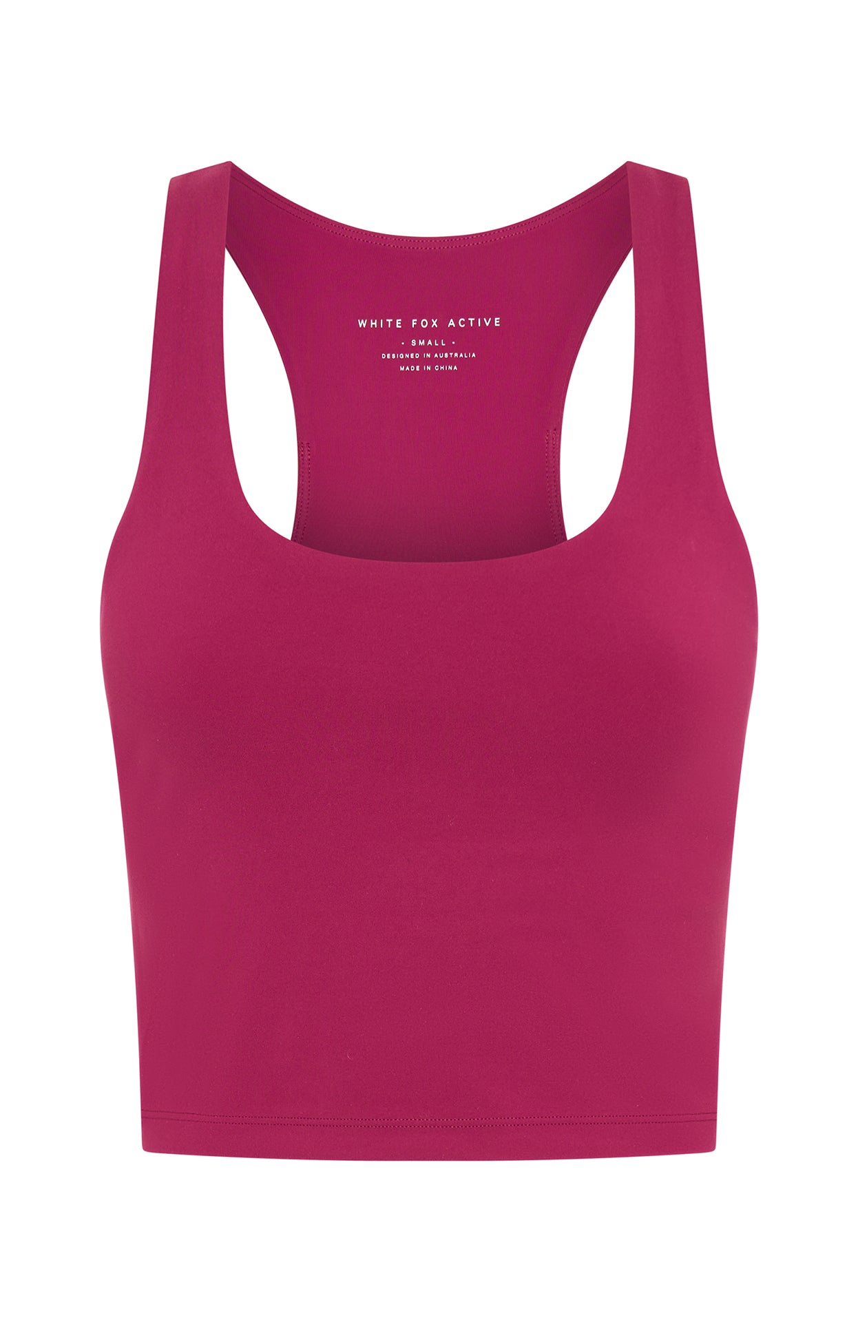 Ultimate Work It Out Crop Top - Berry