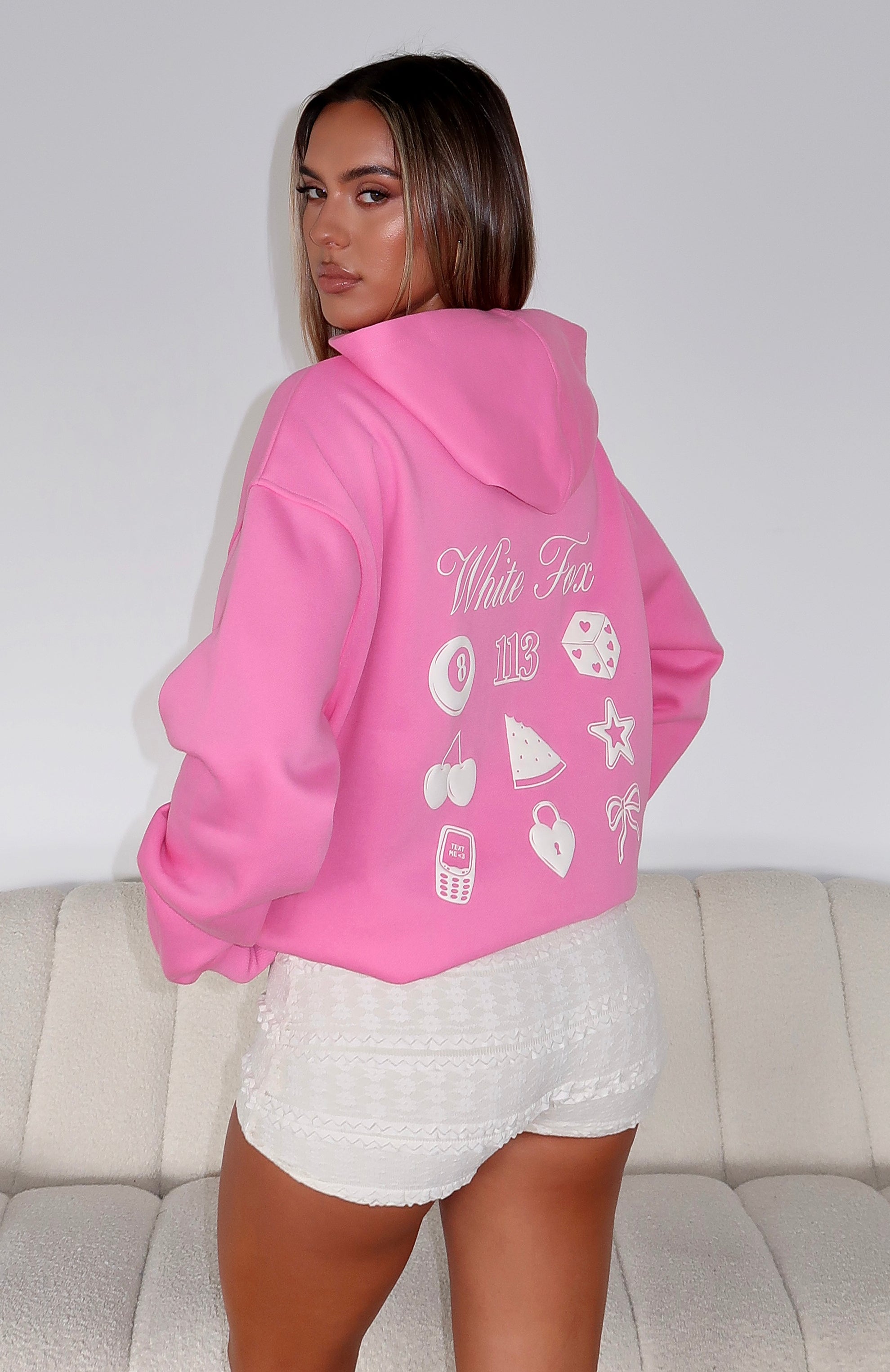 Premium Lucky Charms Oversized Hoodie - Pink