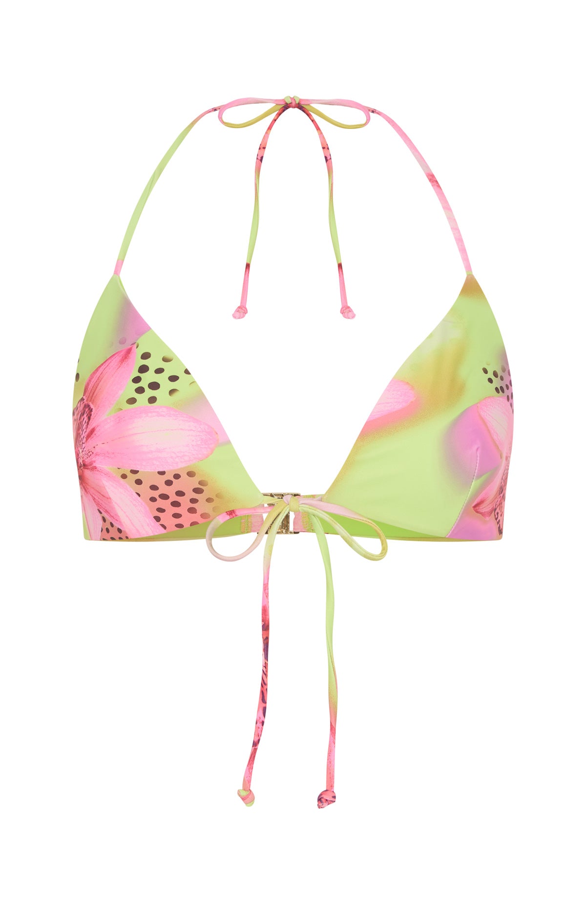 Premium Sun Kissed Dream Bikini Top - Lime Tropics Collection