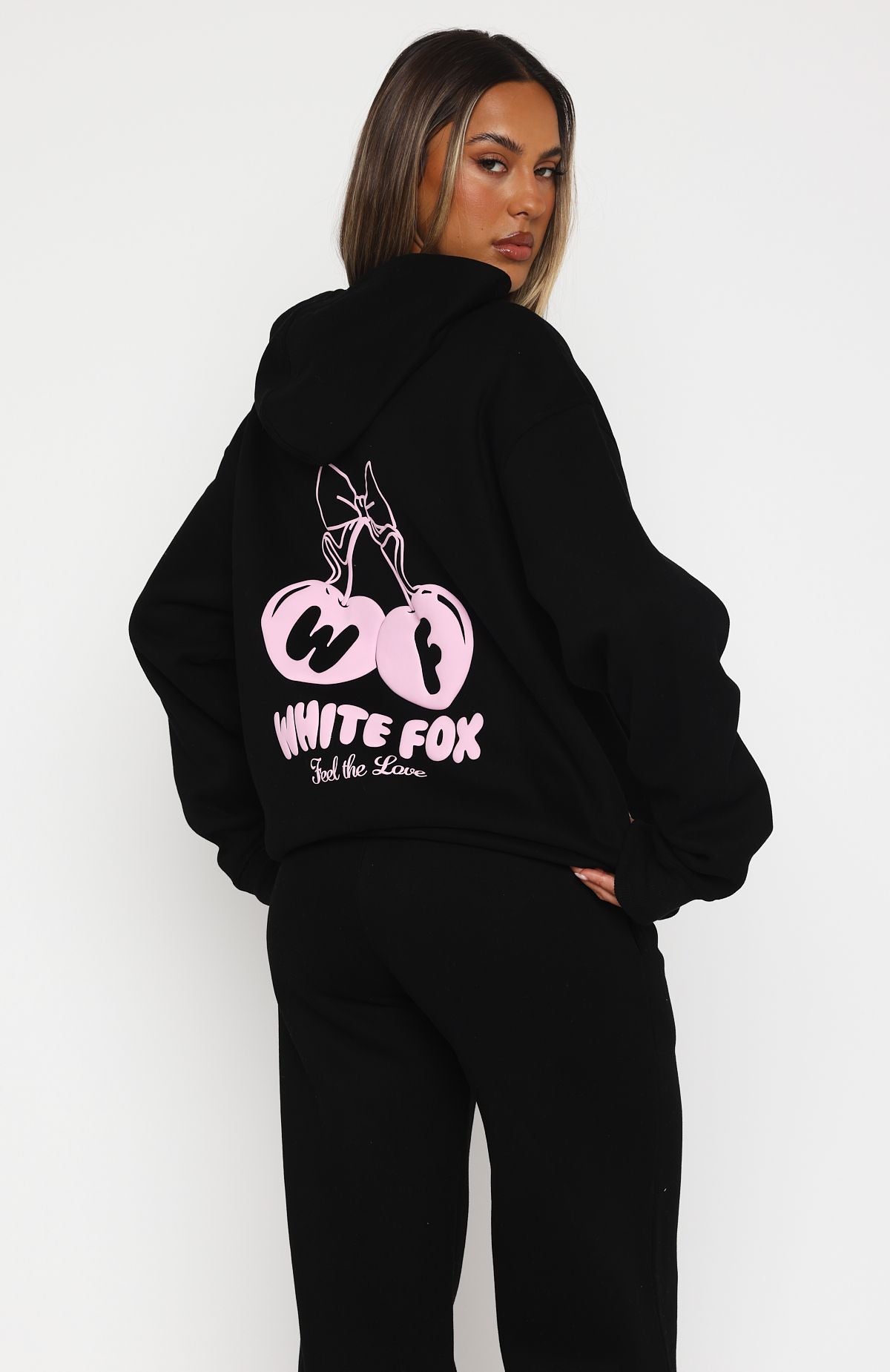 Ultimate Comfort Feel The Love Oversized Hoodie - Black