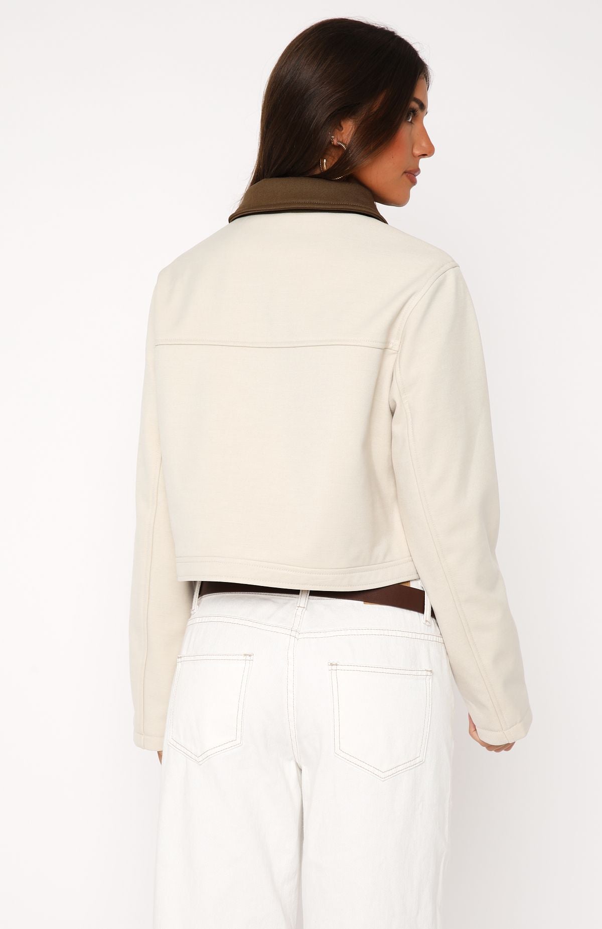 Premium You Told Me Jacket - Beige