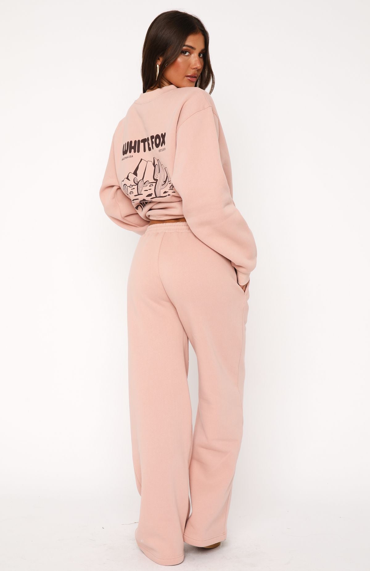 Ultimate Desert Pink Wide Leg Sweatpants - Premium Comfort