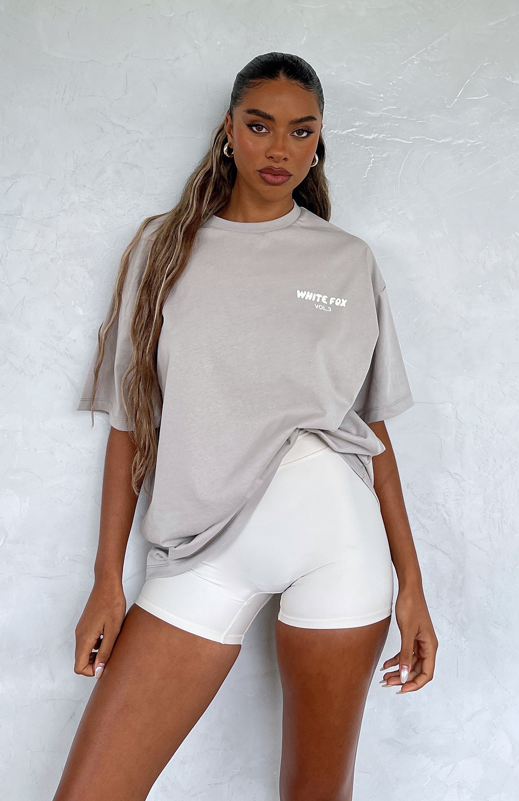 Premium Offstage Oversized Graphic Tee - Grey