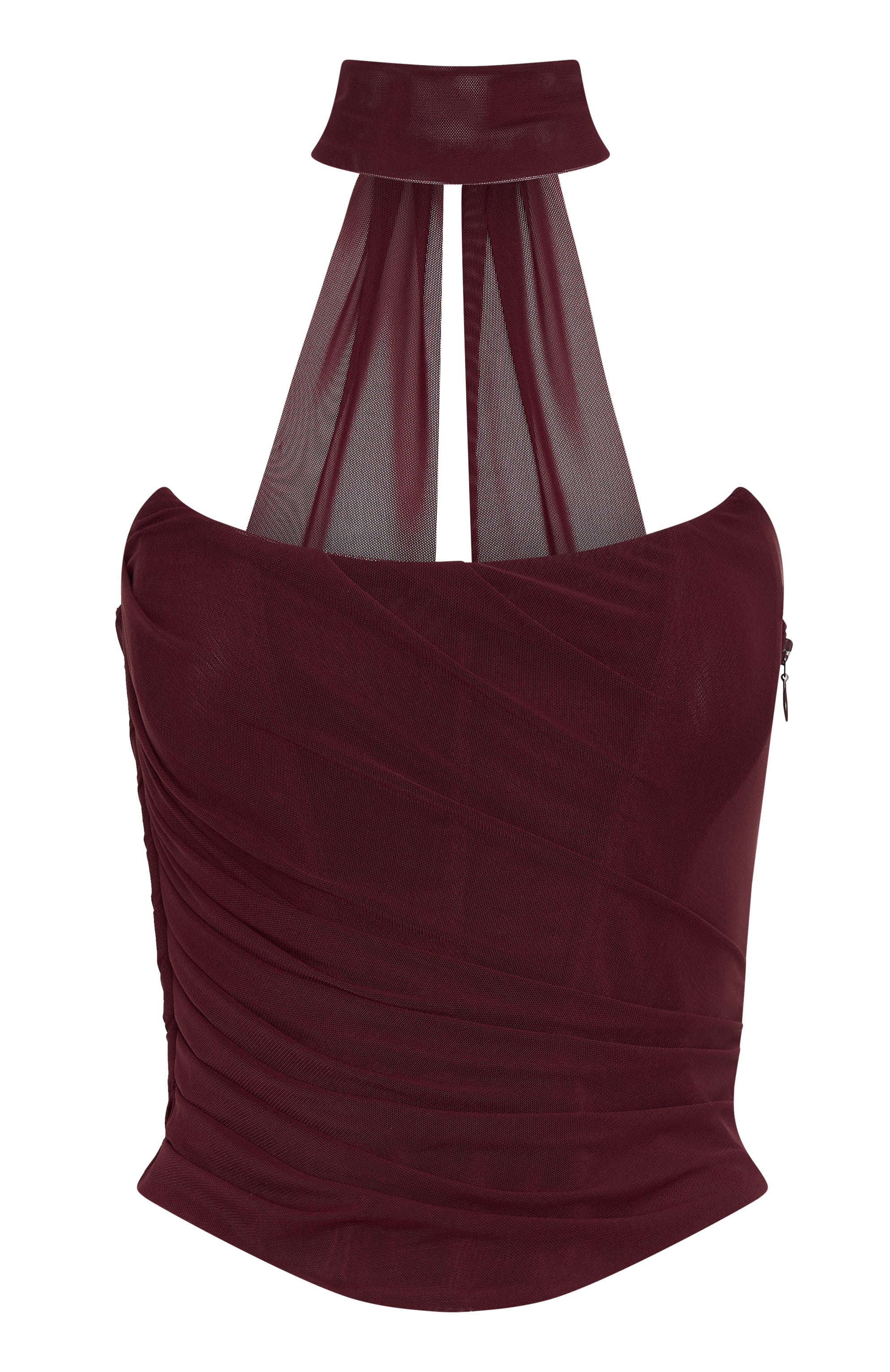 Ultimate Strapless Bustier in Burgundy - Lovers Lane Collection