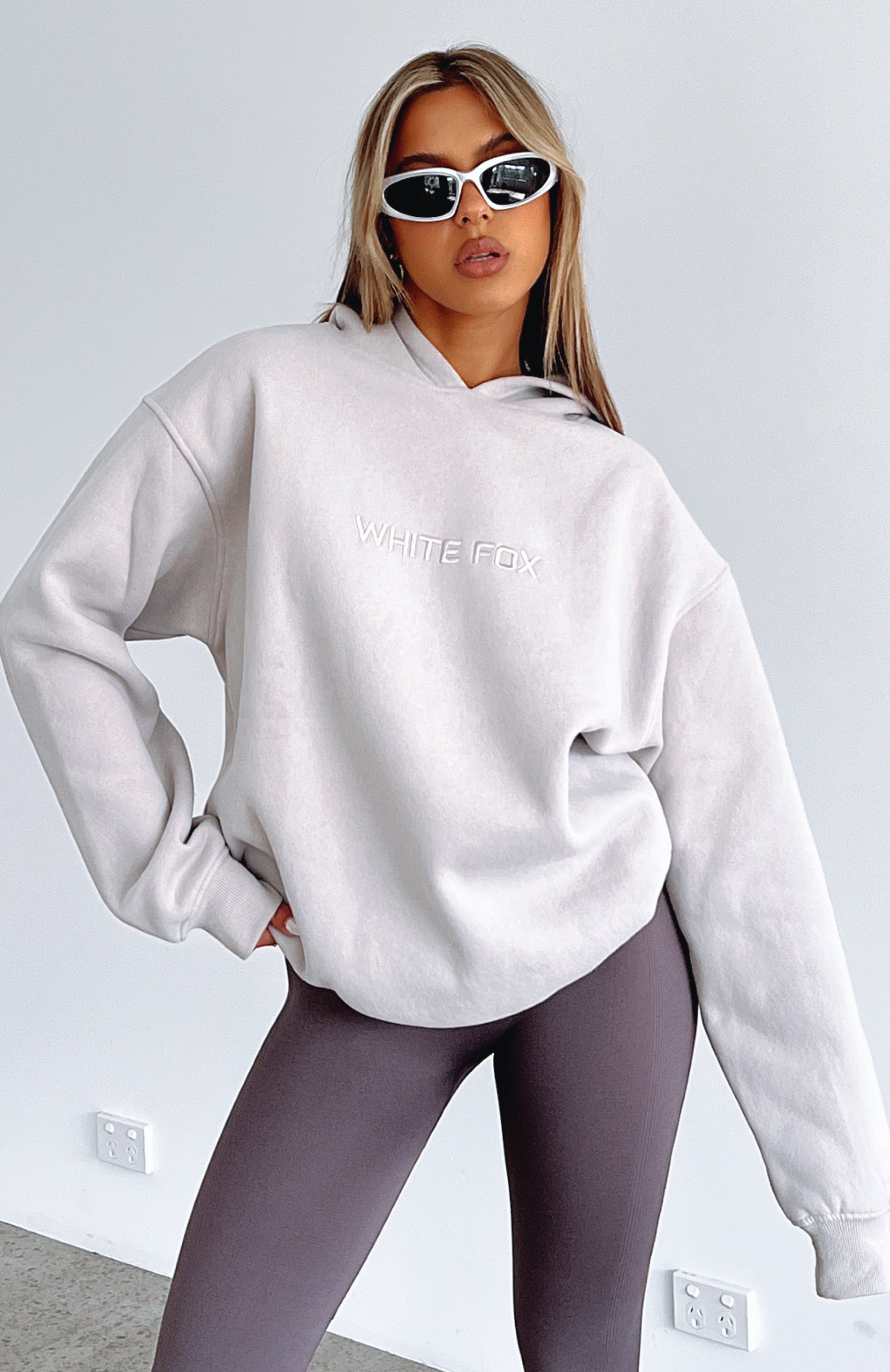 Premium Stay Lifted Oversized Hoodie - Moon
