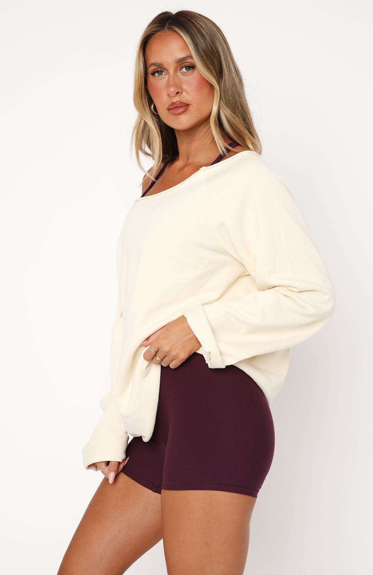 Premium Call It Love Sweater Cream - Ultimate Athleisure Essential