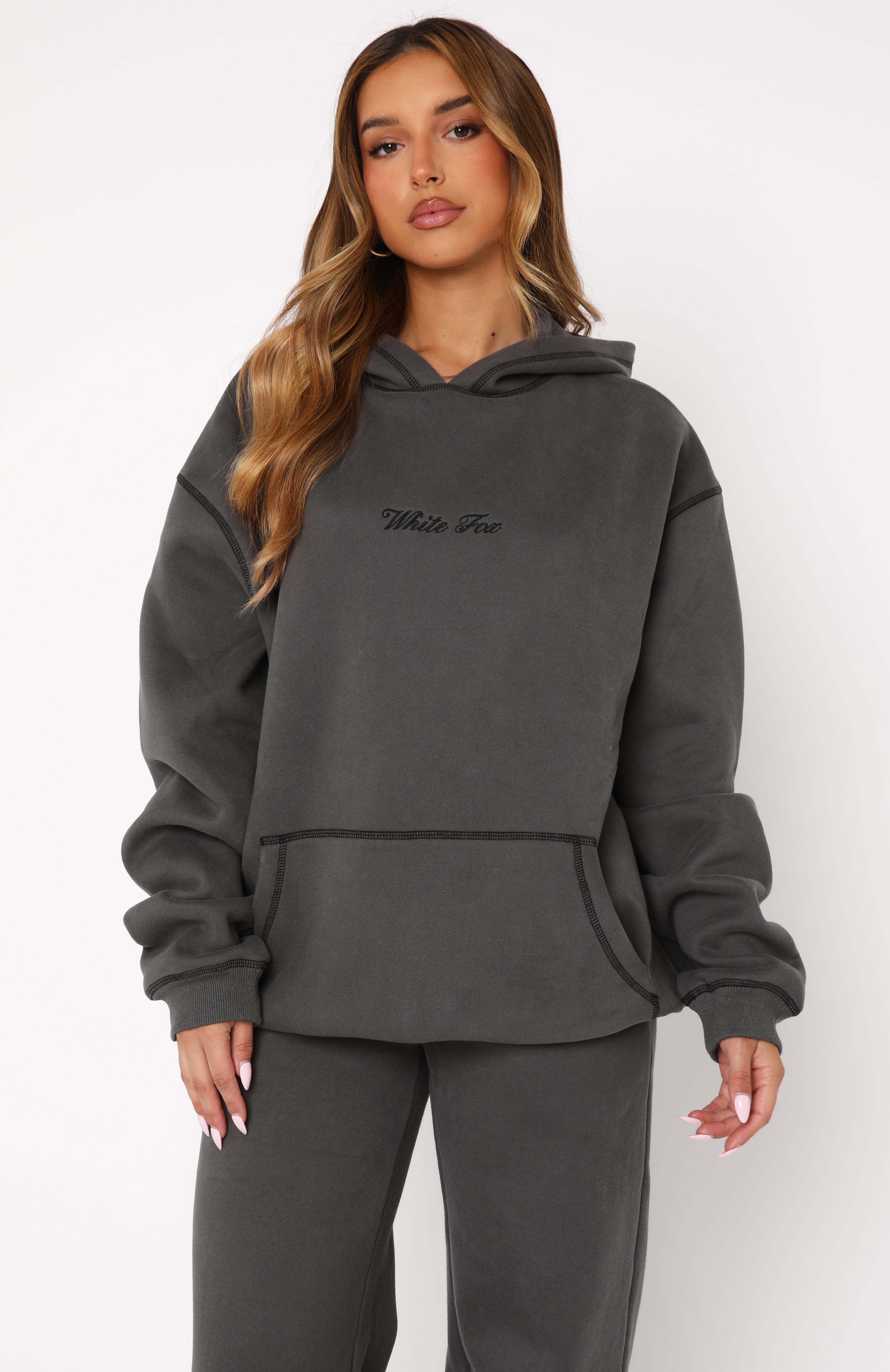 Premium Oversized Fleece Hoodie - Charcoal | Ultimate Comfort