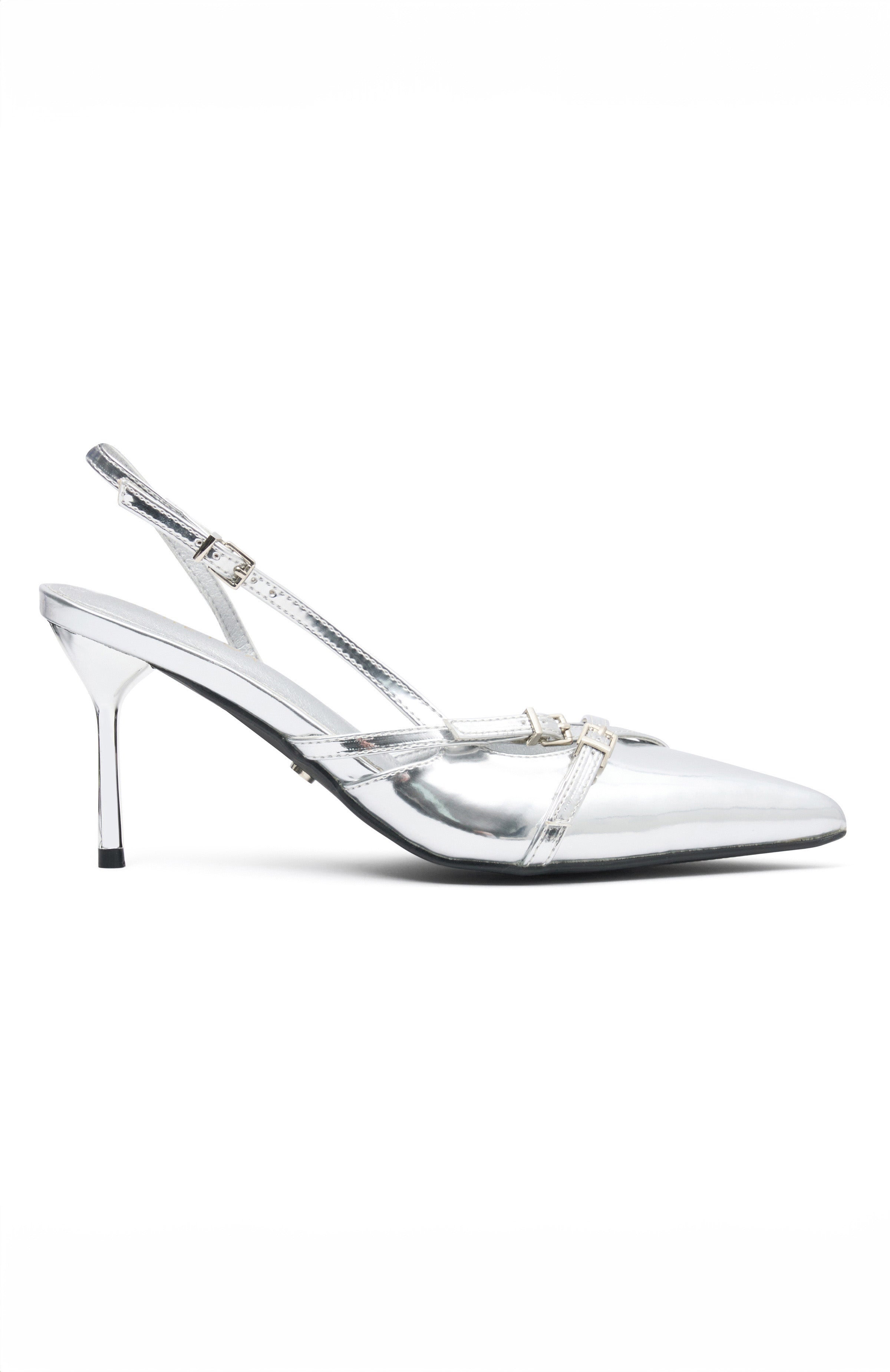 Premium End Game Heels in Silver - Ultimate Elegance